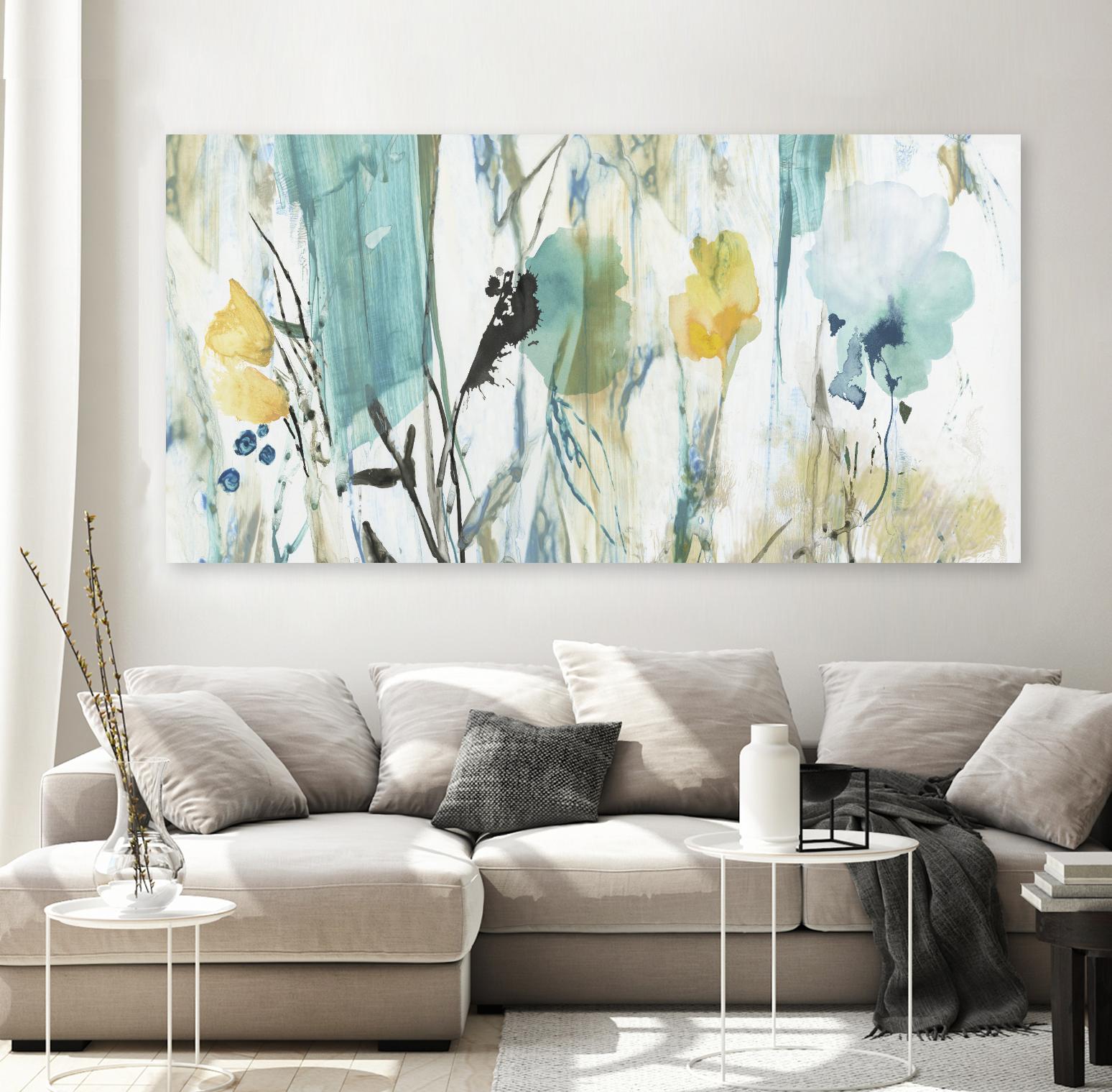 Fading Behind by Asia Jensen on GIANT ART - blue botany