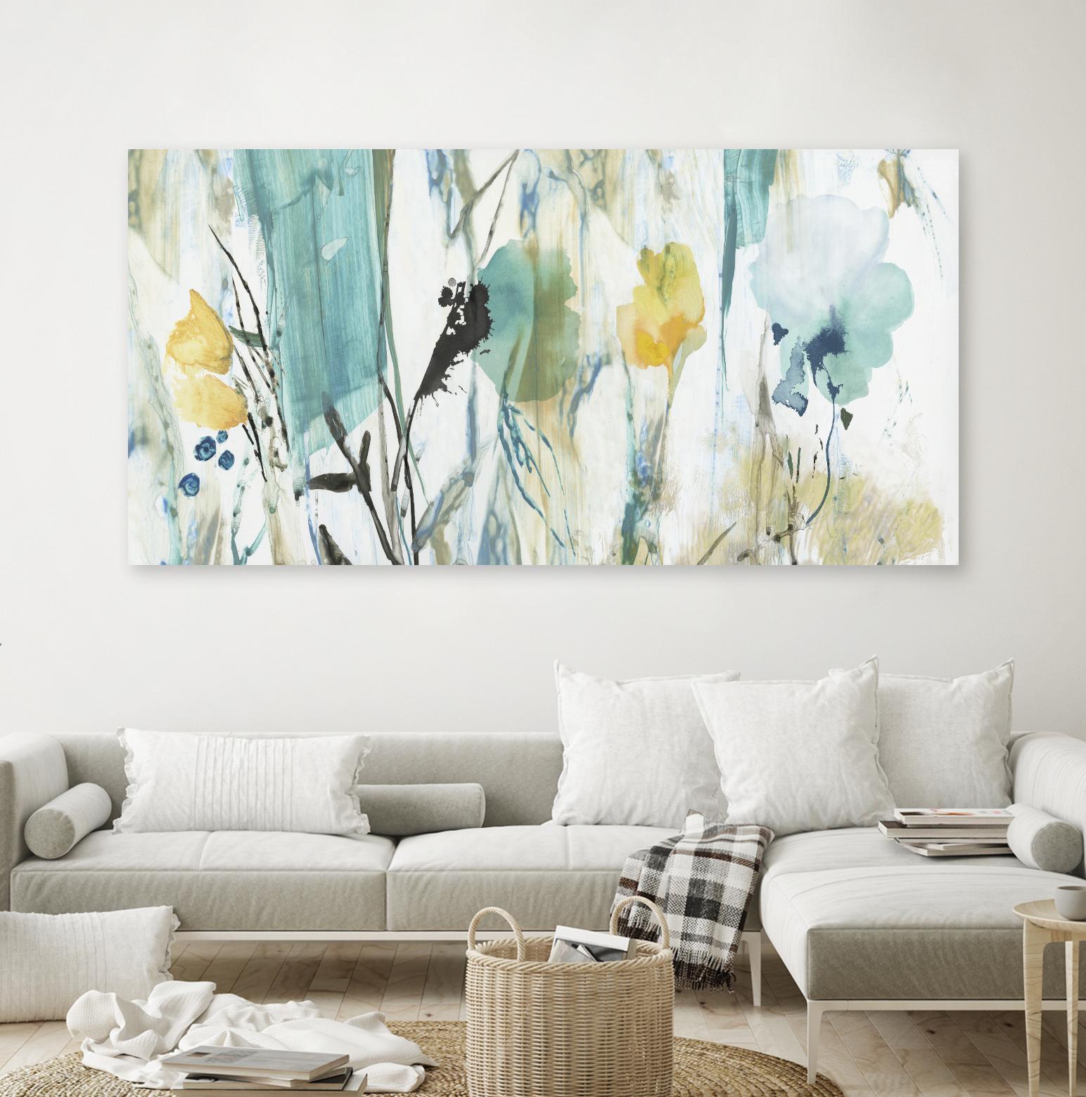 Fading Behind by Asia Jensen on GIANT ART - blue botany