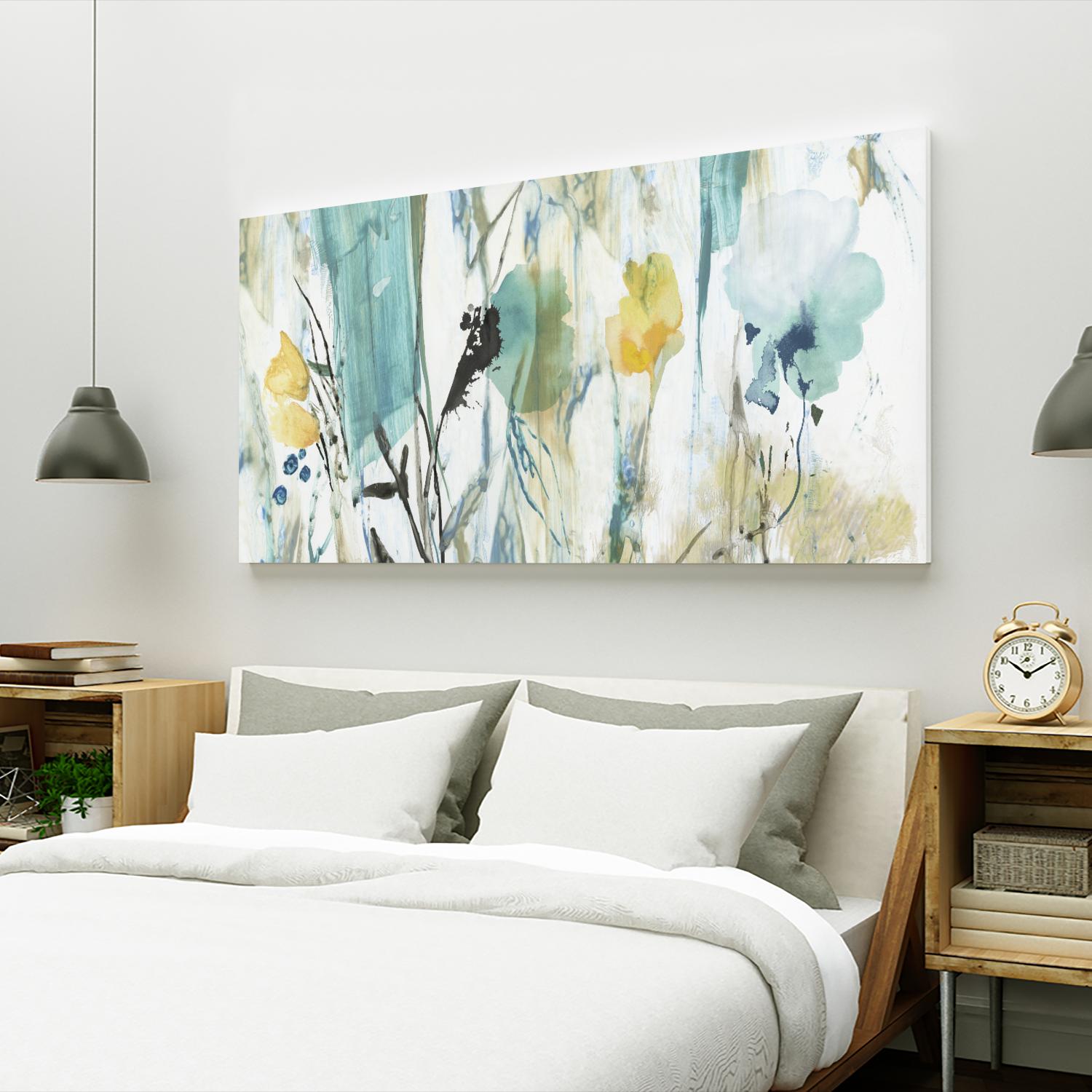 Fading Behind by Asia Jensen on GIANT ART - blue botany