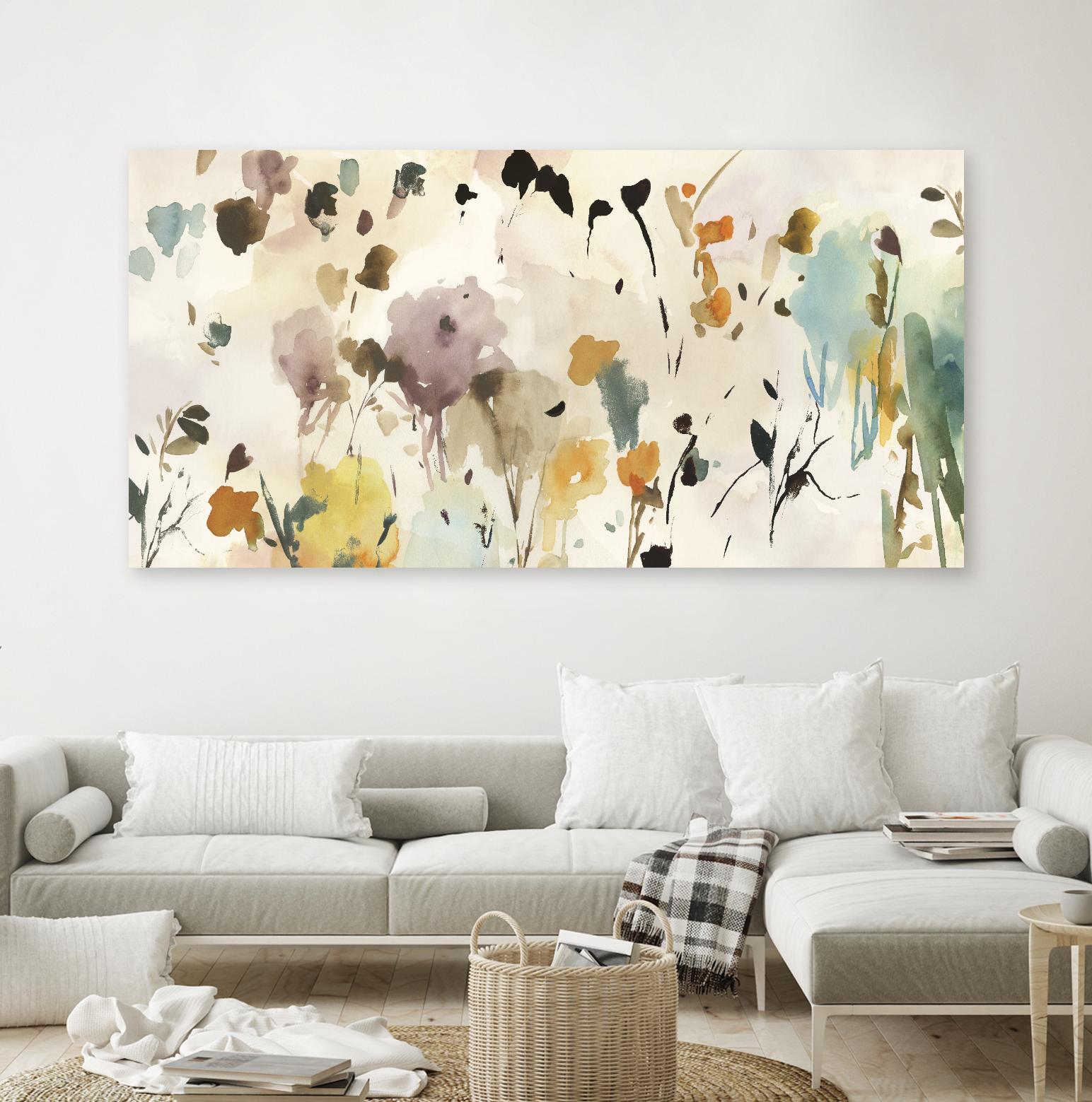 Shaping Up by Asia Jensen on GIANT ART - orange botany