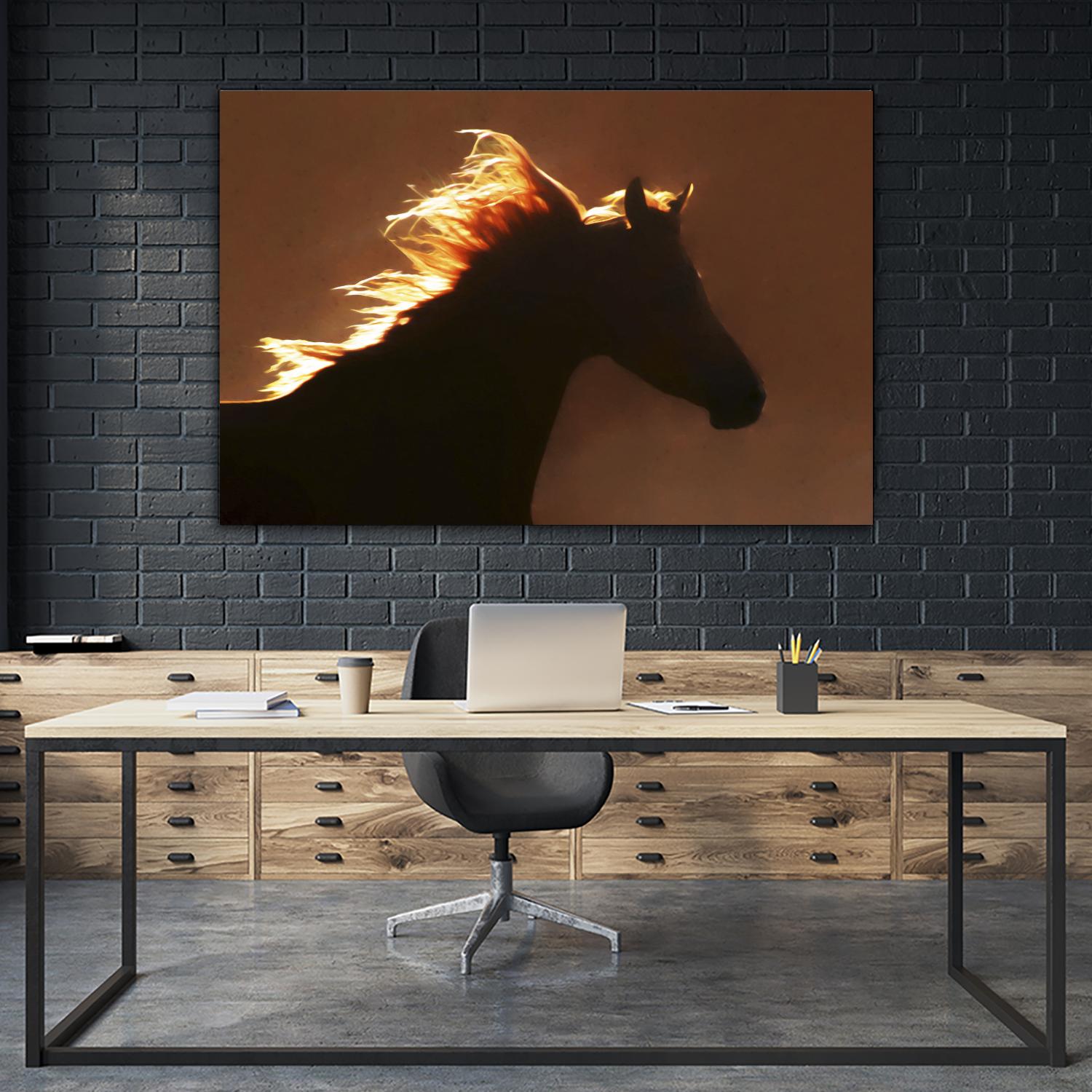 Golden Angel by Kari Brooks on GIANT ART - orange animals