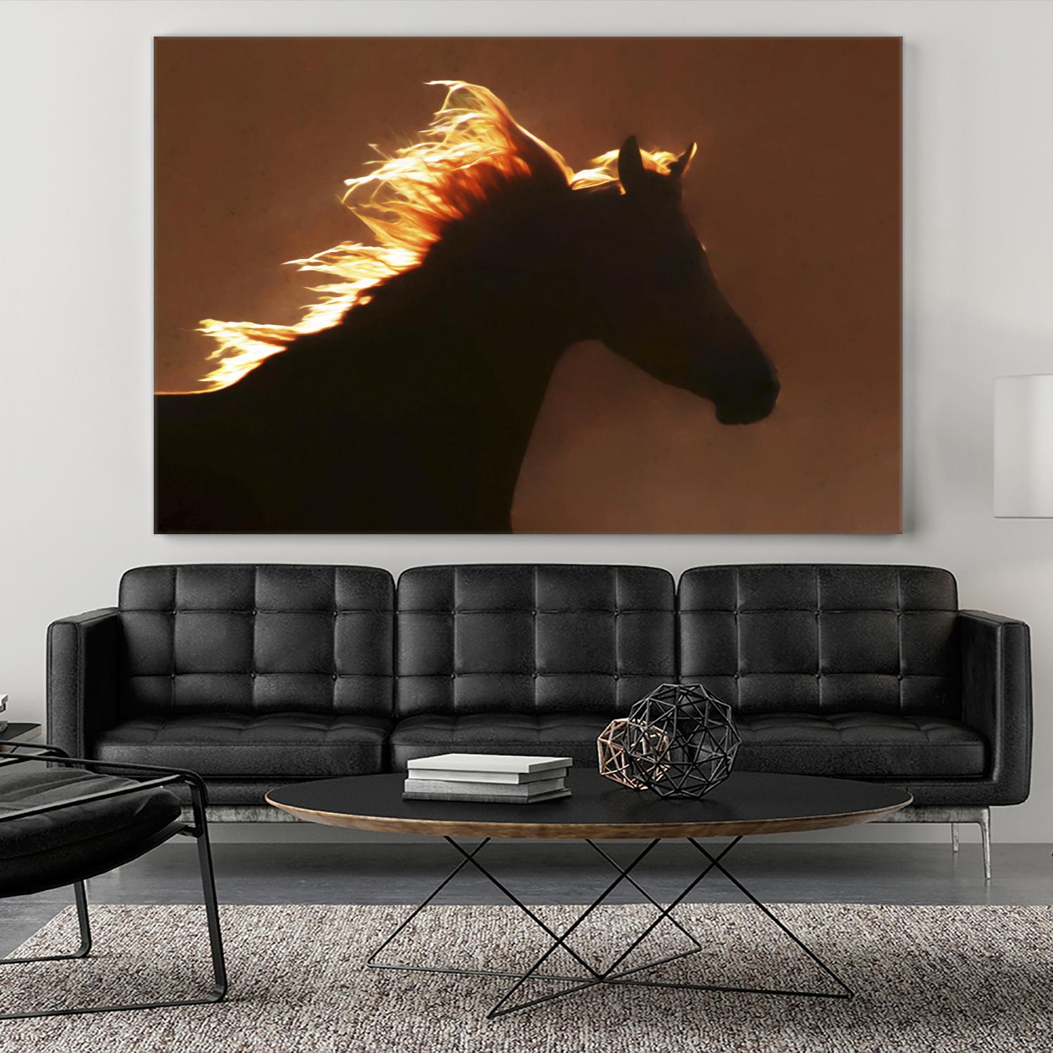 Golden Angel by Kari Brooks on GIANT ART - orange animals