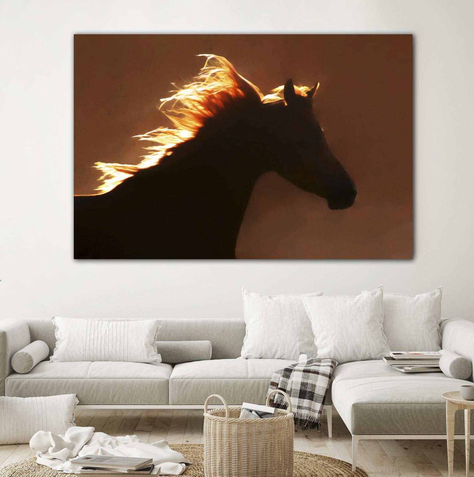 Golden Angel by Kari Brooks on GIANT ART - orange animals