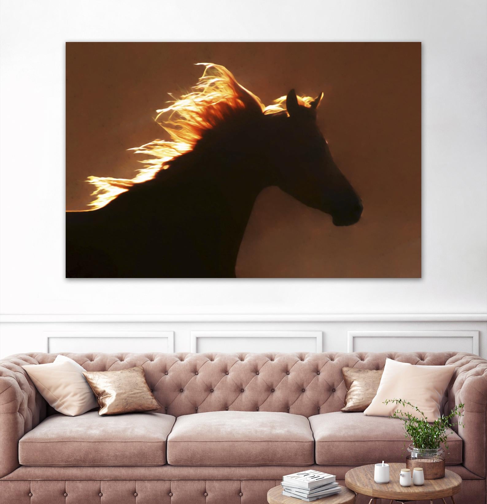 Golden Angel by Kari Brooks on GIANT ART - orange animals