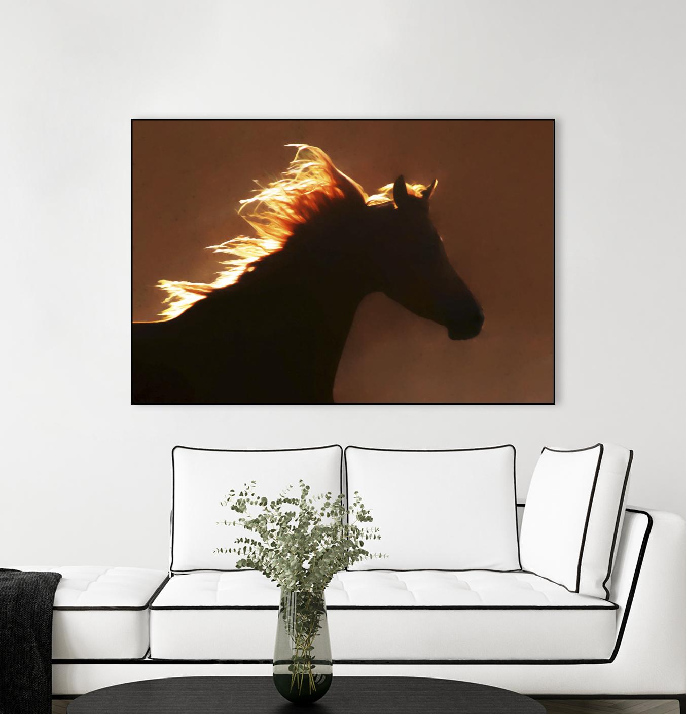 Golden Angel by Kari Brooks on GIANT ART - orange animals