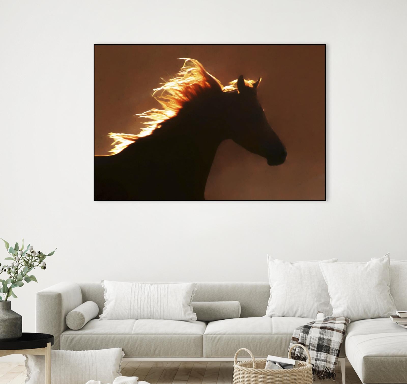 Golden Angel by Kari Brooks on GIANT ART - orange animals