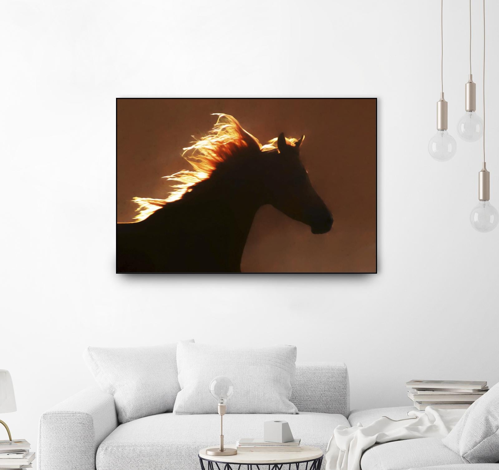 Golden Angel by Kari Brooks on GIANT ART - orange animals