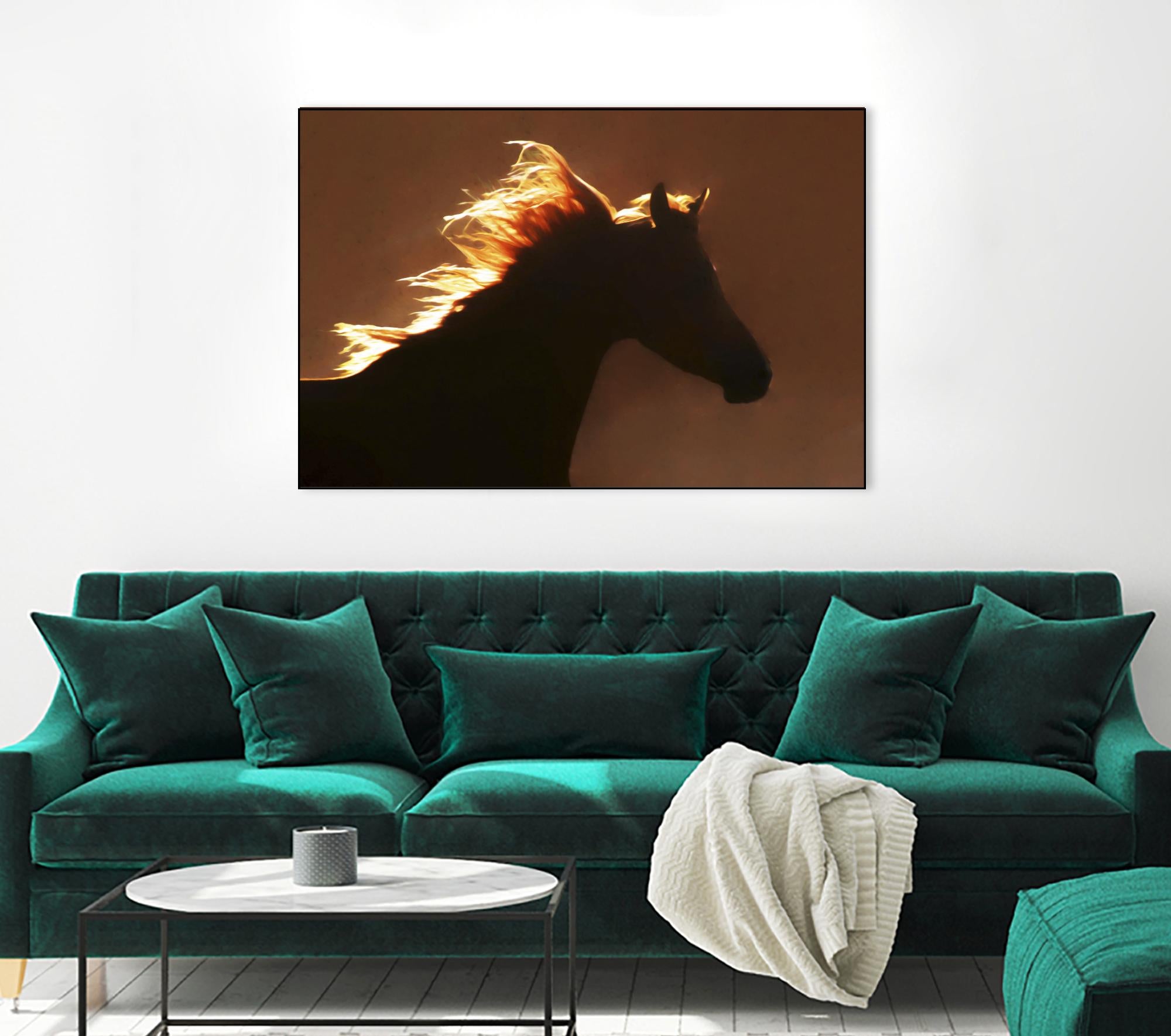 Golden Angel by Kari Brooks on GIANT ART - orange animals