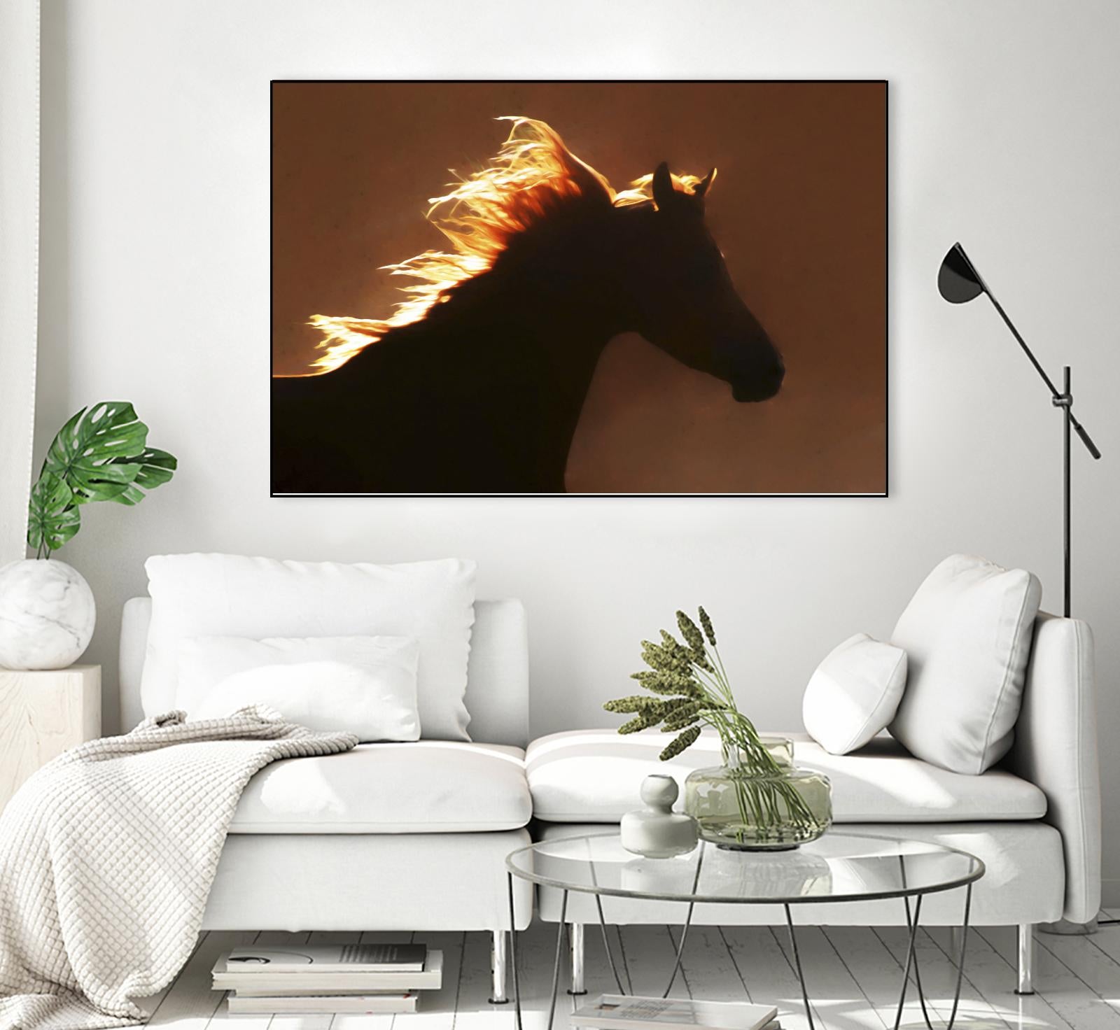 Golden Angel by Kari Brooks on GIANT ART - orange animals