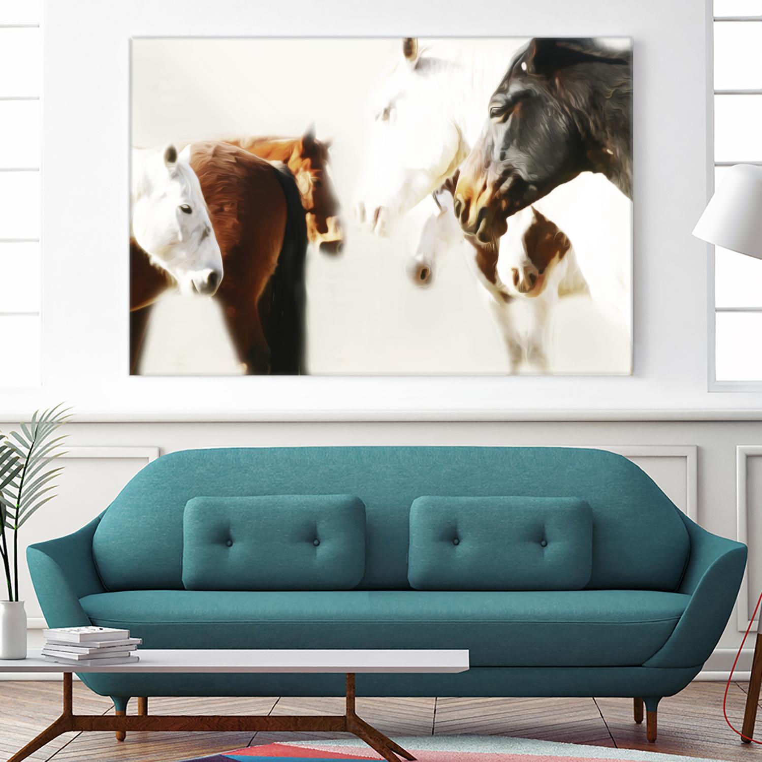 The Herd by Kari Brooks on GIANT ART - brown animals