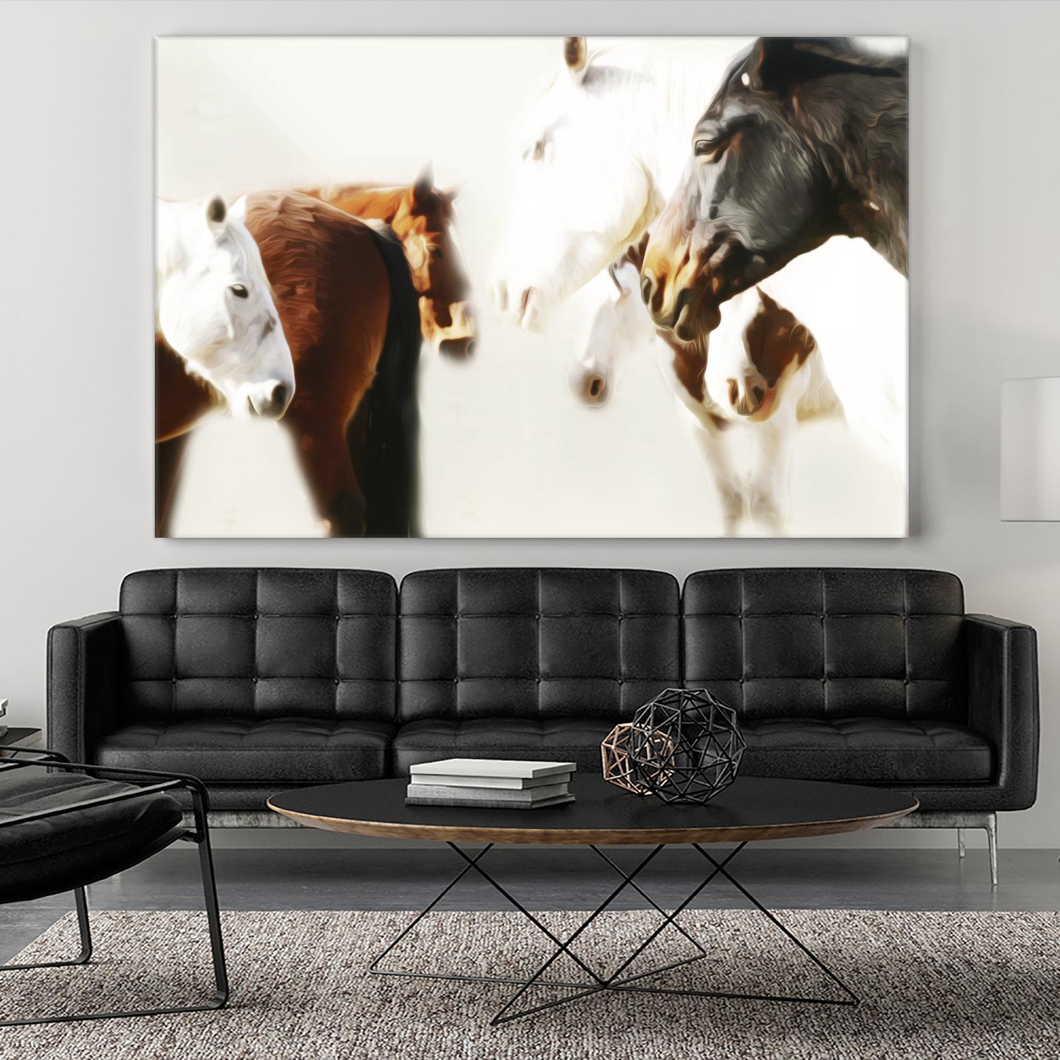 The Herd by Kari Brooks on GIANT ART - brown animals