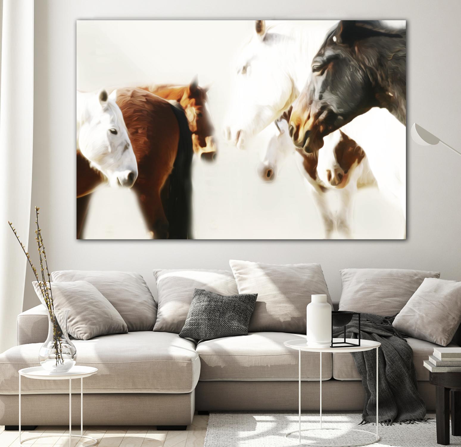 The Herd by Kari Brooks on GIANT ART - brown animals