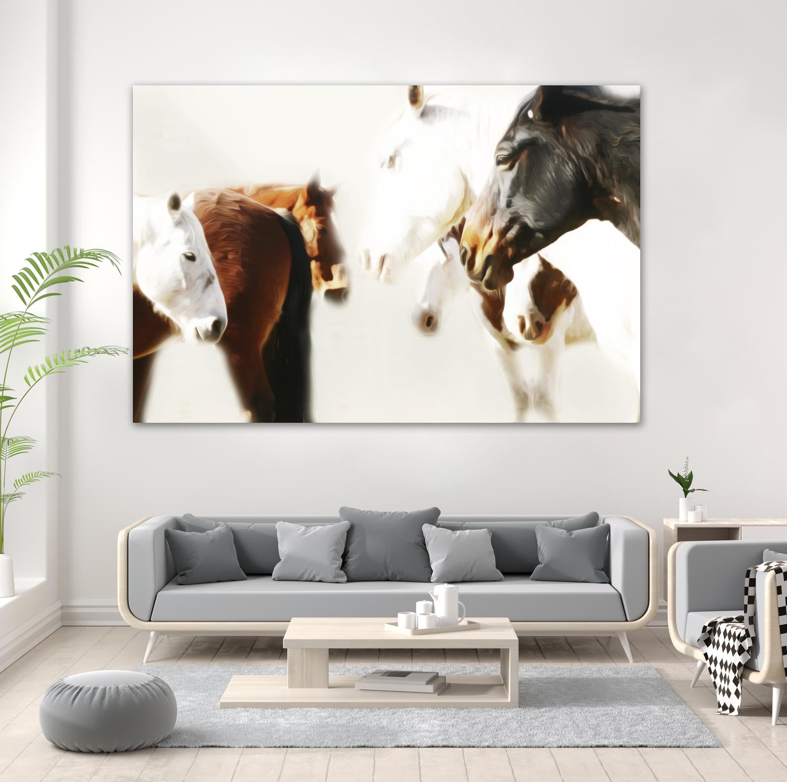 The Herd by Kari Brooks on GIANT ART - brown animals