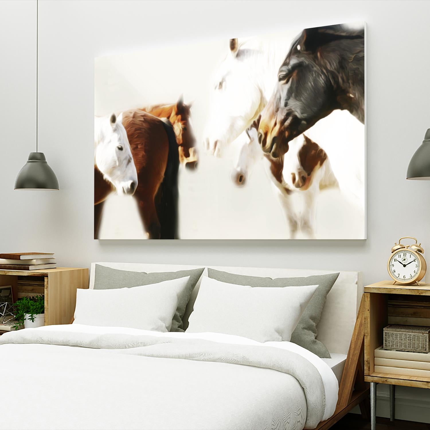 The Herd by Kari Brooks on GIANT ART - brown animals