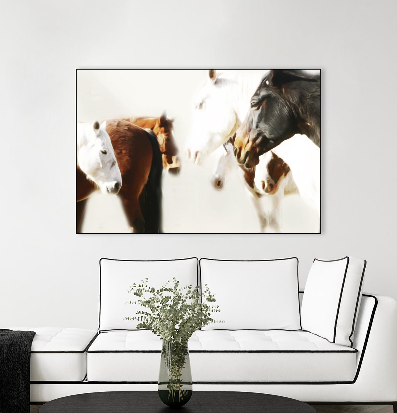 The Herd by Kari Brooks on GIANT ART - brown animals