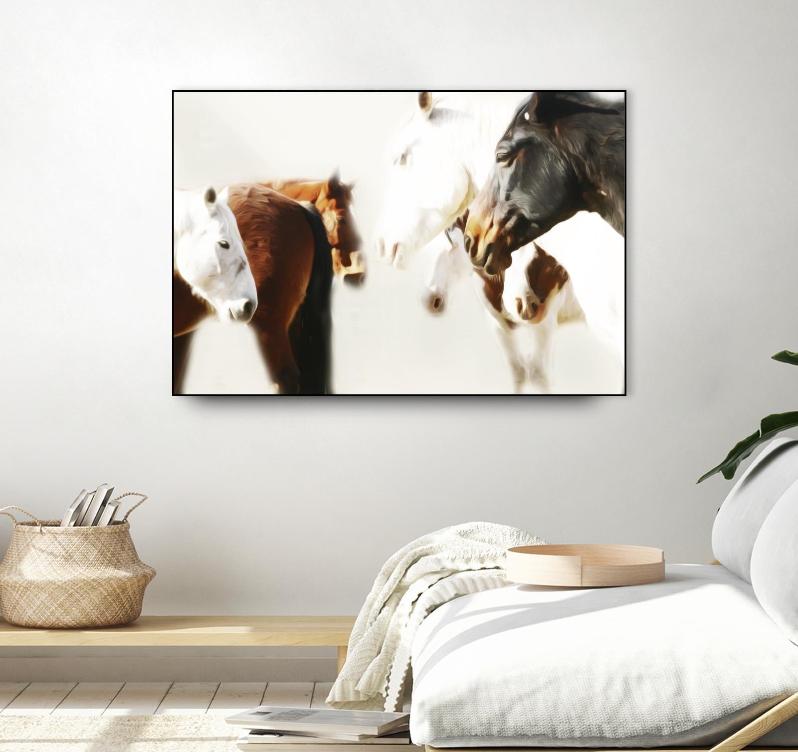 The Herd by Kari Brooks on GIANT ART - brown animals