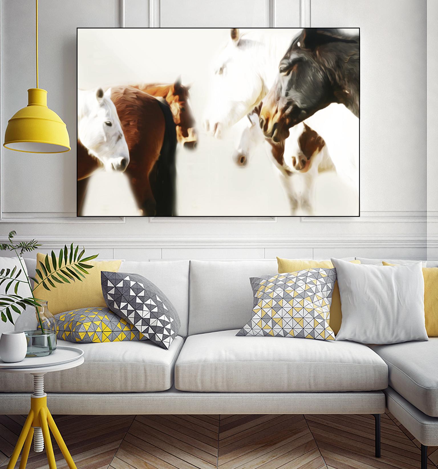 The Herd by Kari Brooks on GIANT ART - brown animals