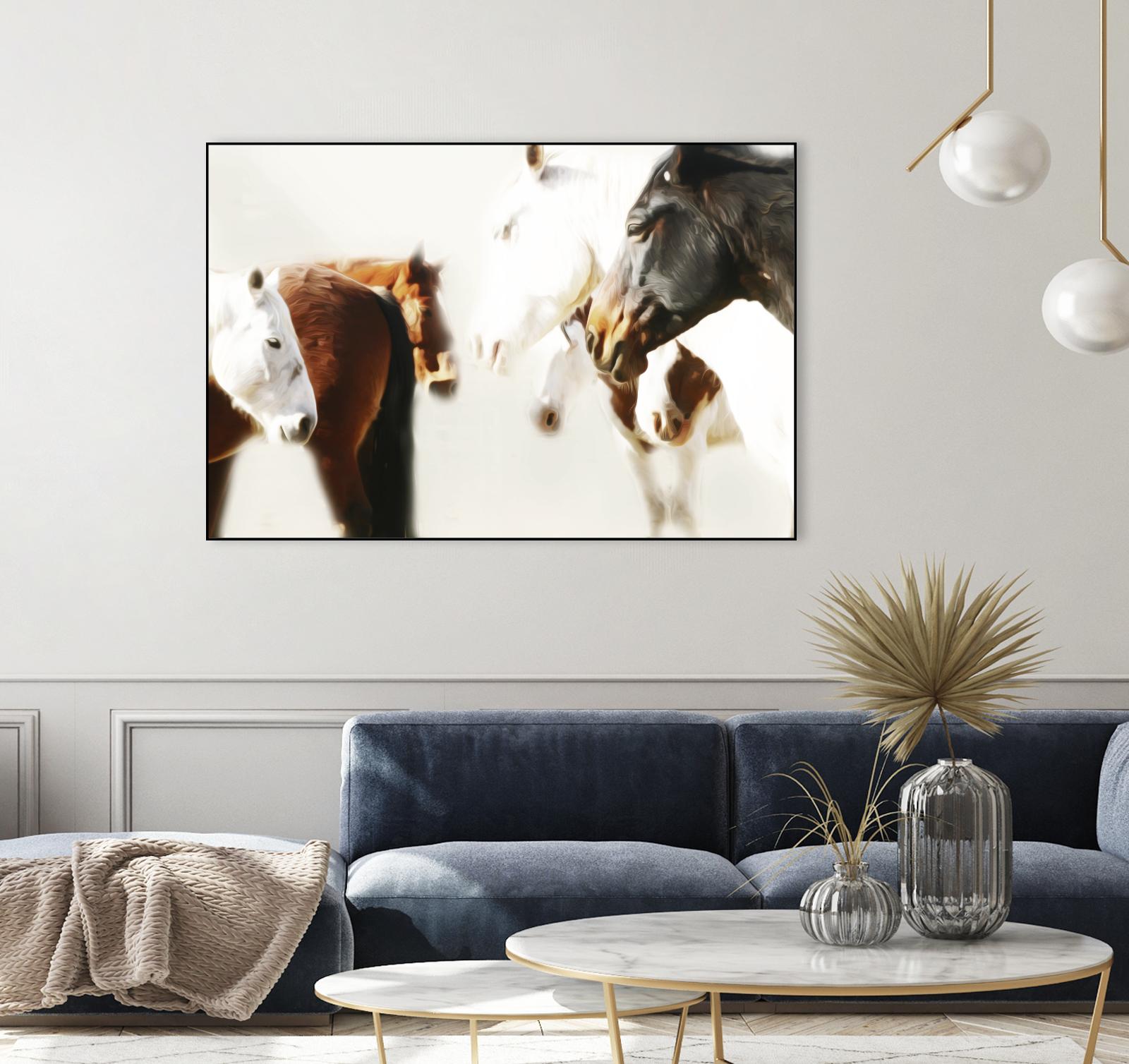 The Herd by Kari Brooks on GIANT ART - brown animals