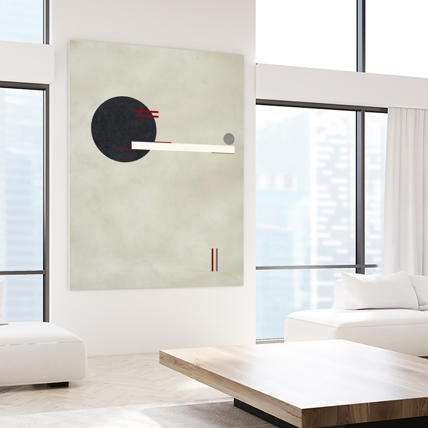 Circle Love by Kevin Calaguiro on GIANT ART - black abstract