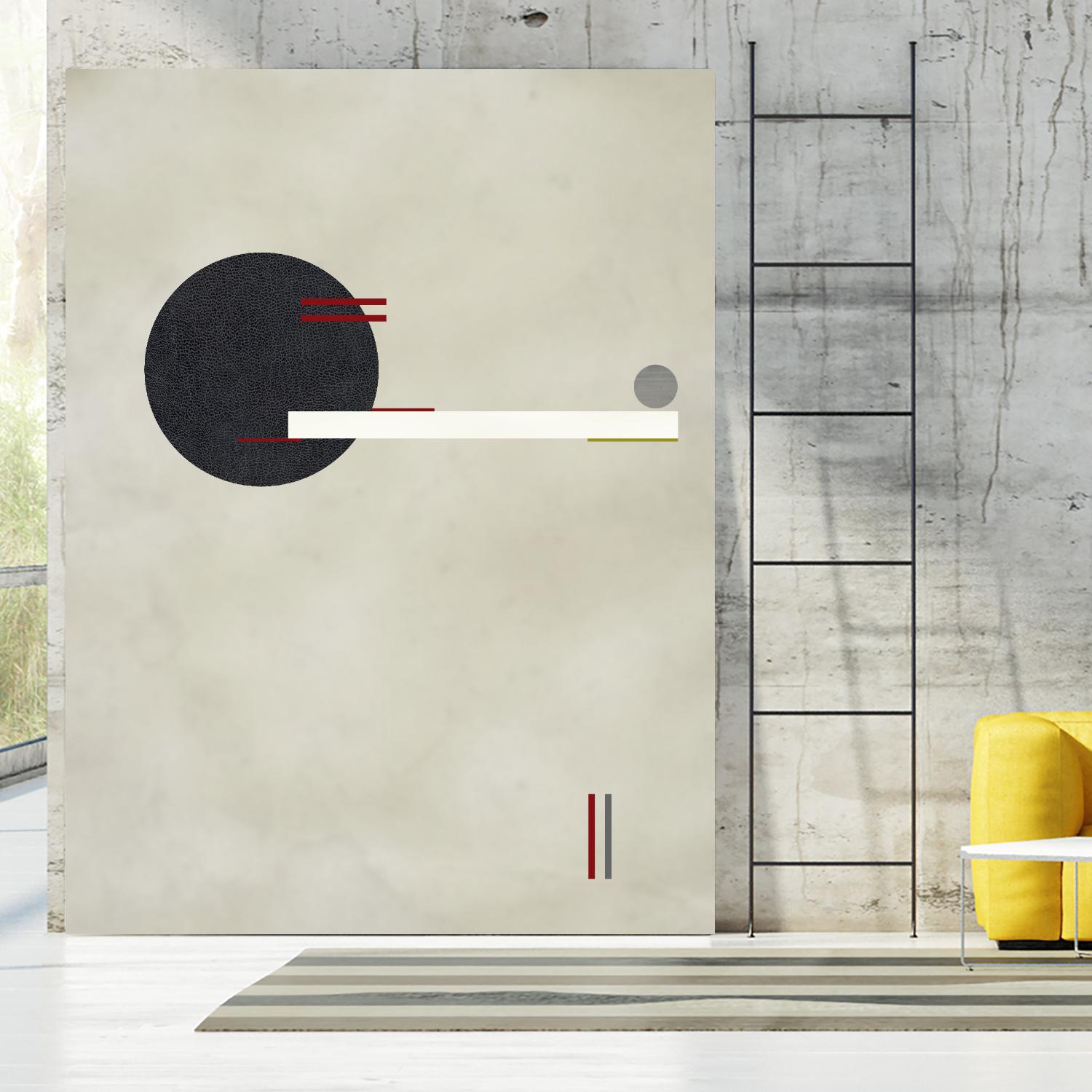 Circle Love by Kevin Calaguiro on GIANT ART - black abstract