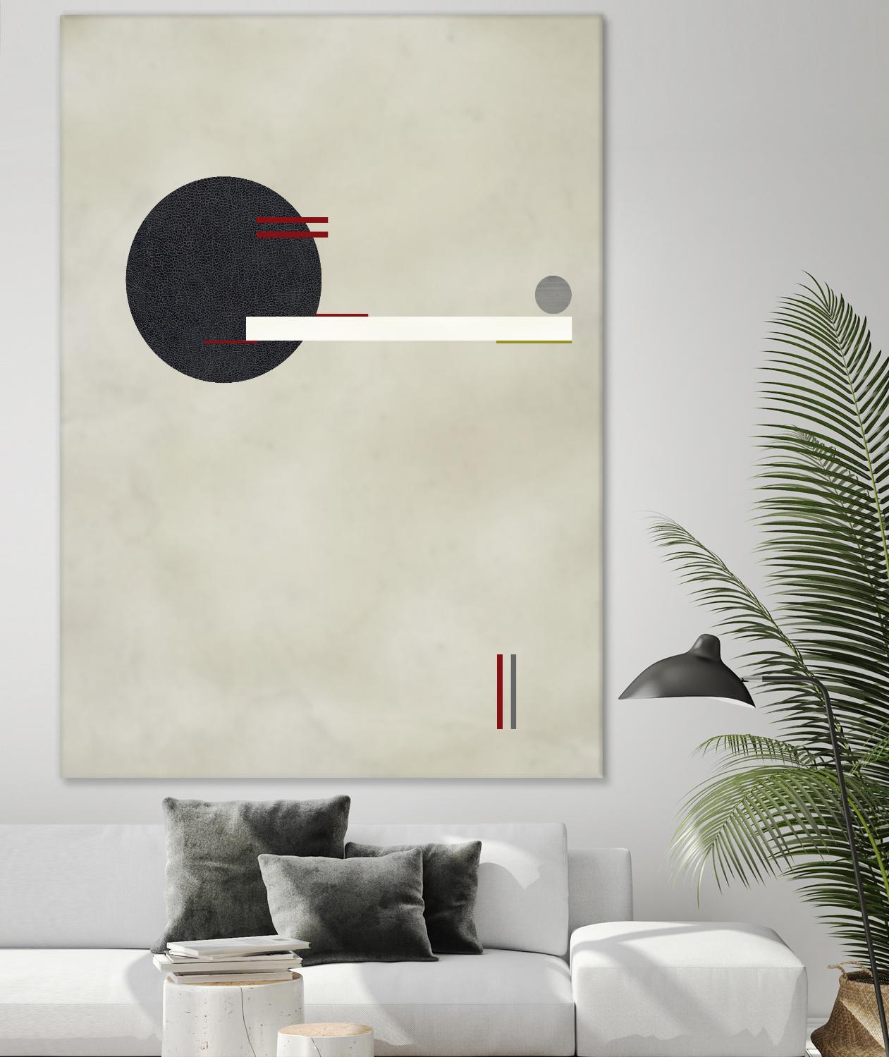 Circle Love by Kevin Calaguiro on GIANT ART - black abstract