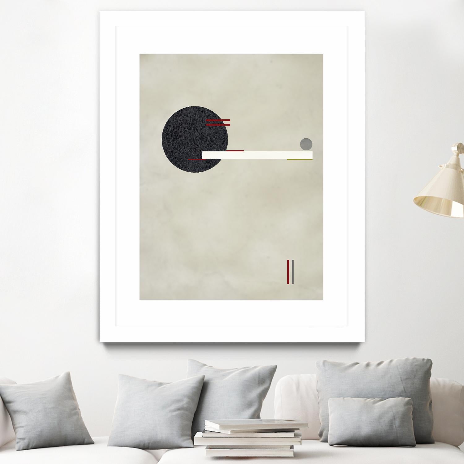 Circle Love by Kevin Calaguiro on GIANT ART - black abstract
