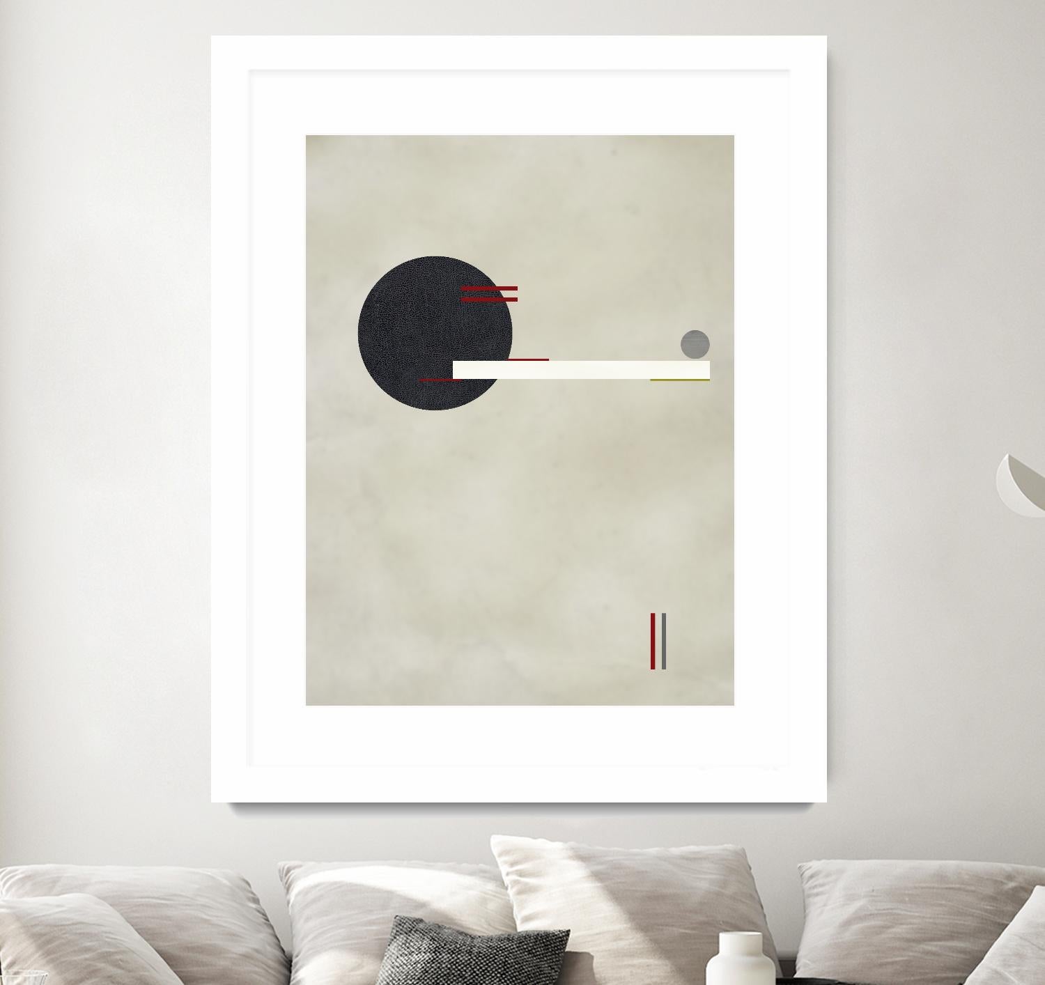 Circle Love by Kevin Calaguiro on GIANT ART - black abstract