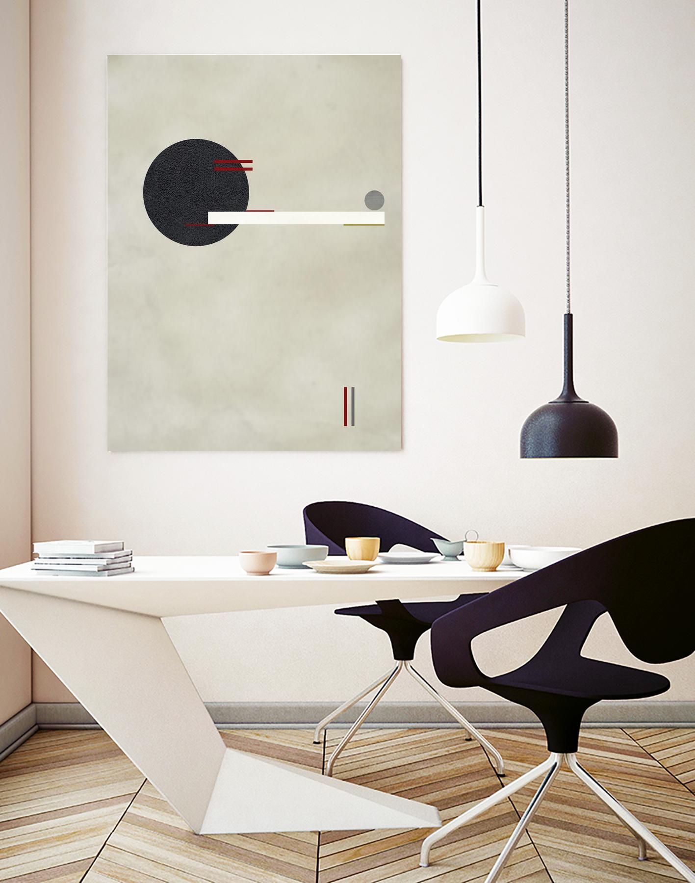 Circle Love by Kevin Calaguiro on GIANT ART - black abstract