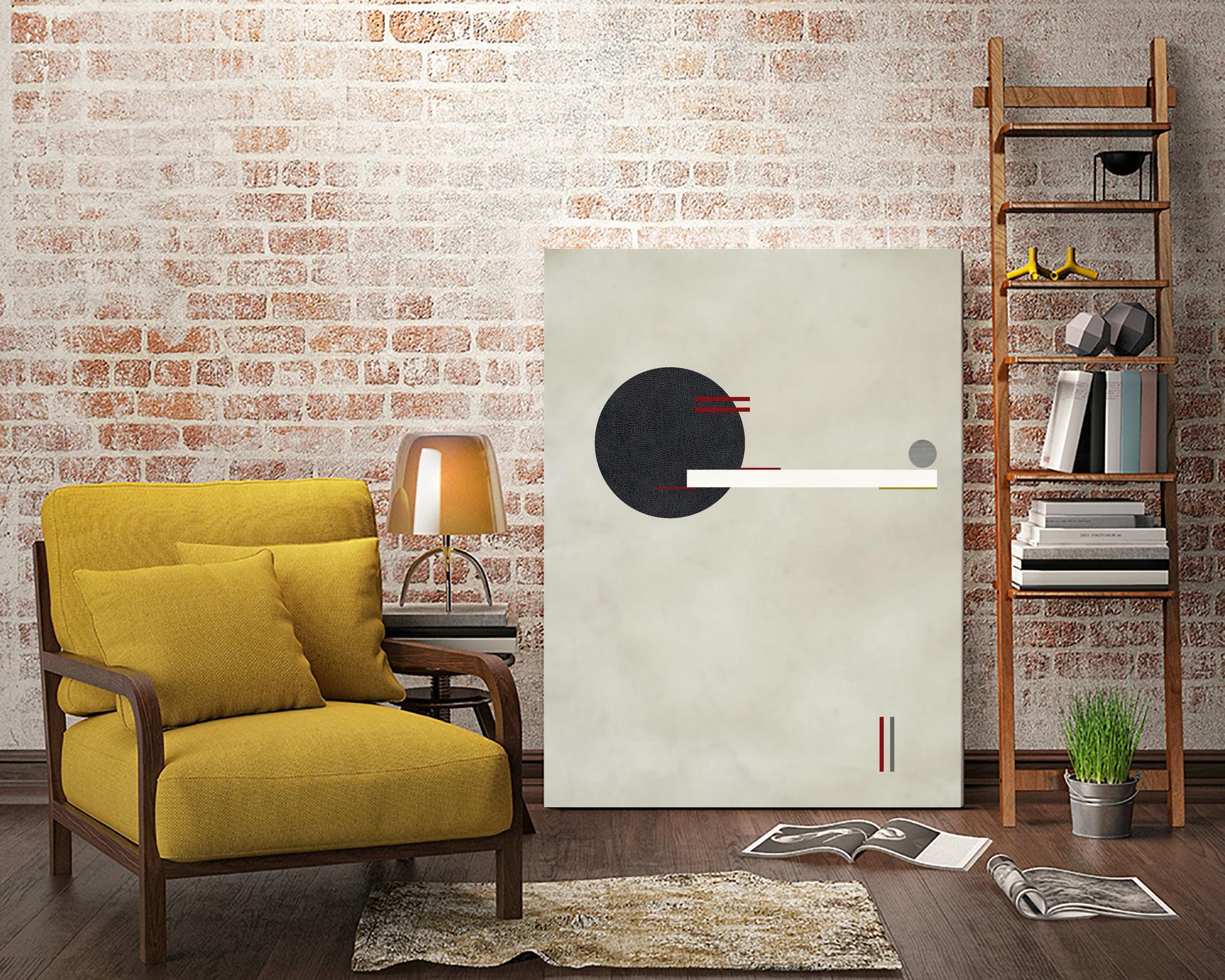 Circle Love by Kevin Calaguiro on GIANT ART - black abstract