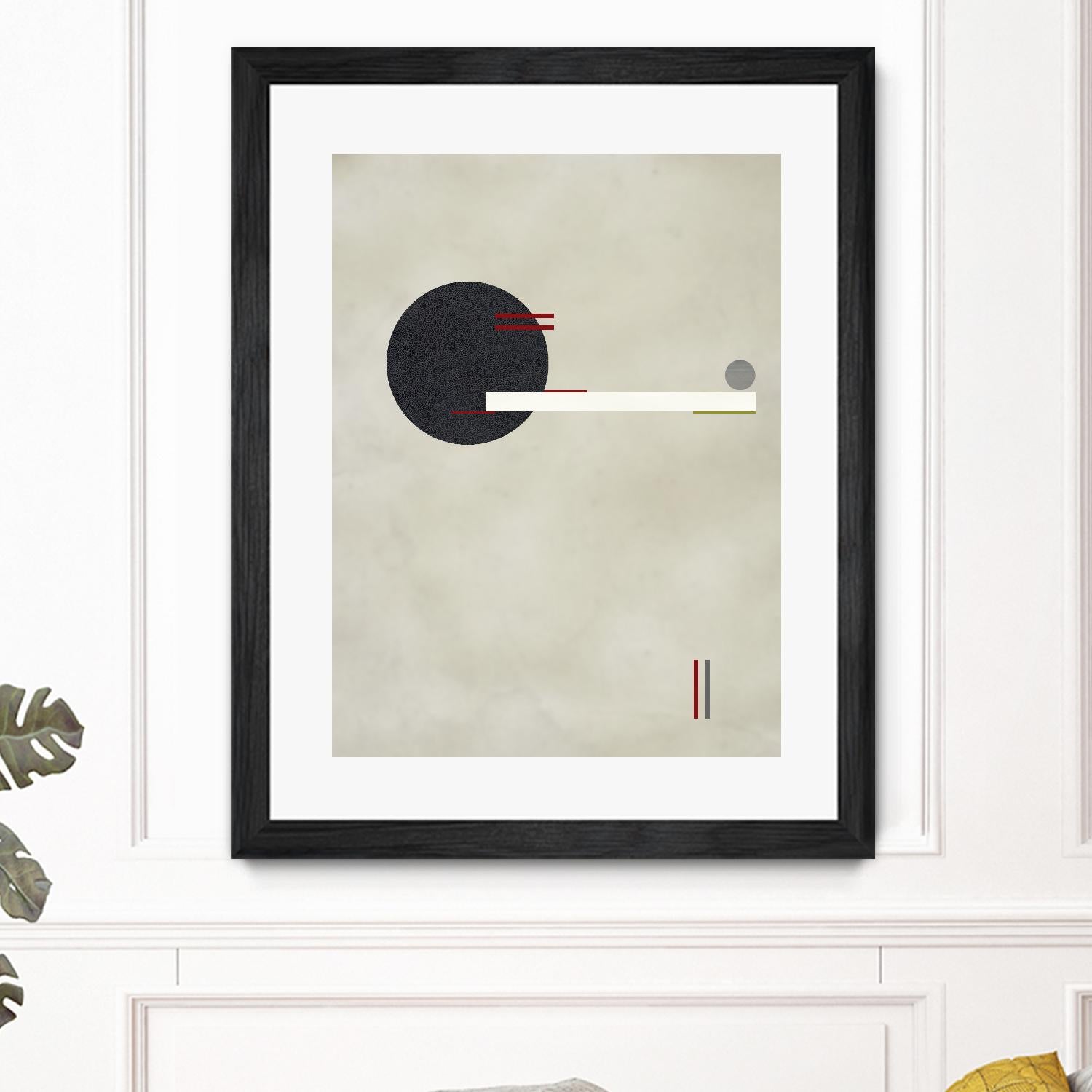 Circle Love by Kevin Calaguiro on GIANT ART - black abstract