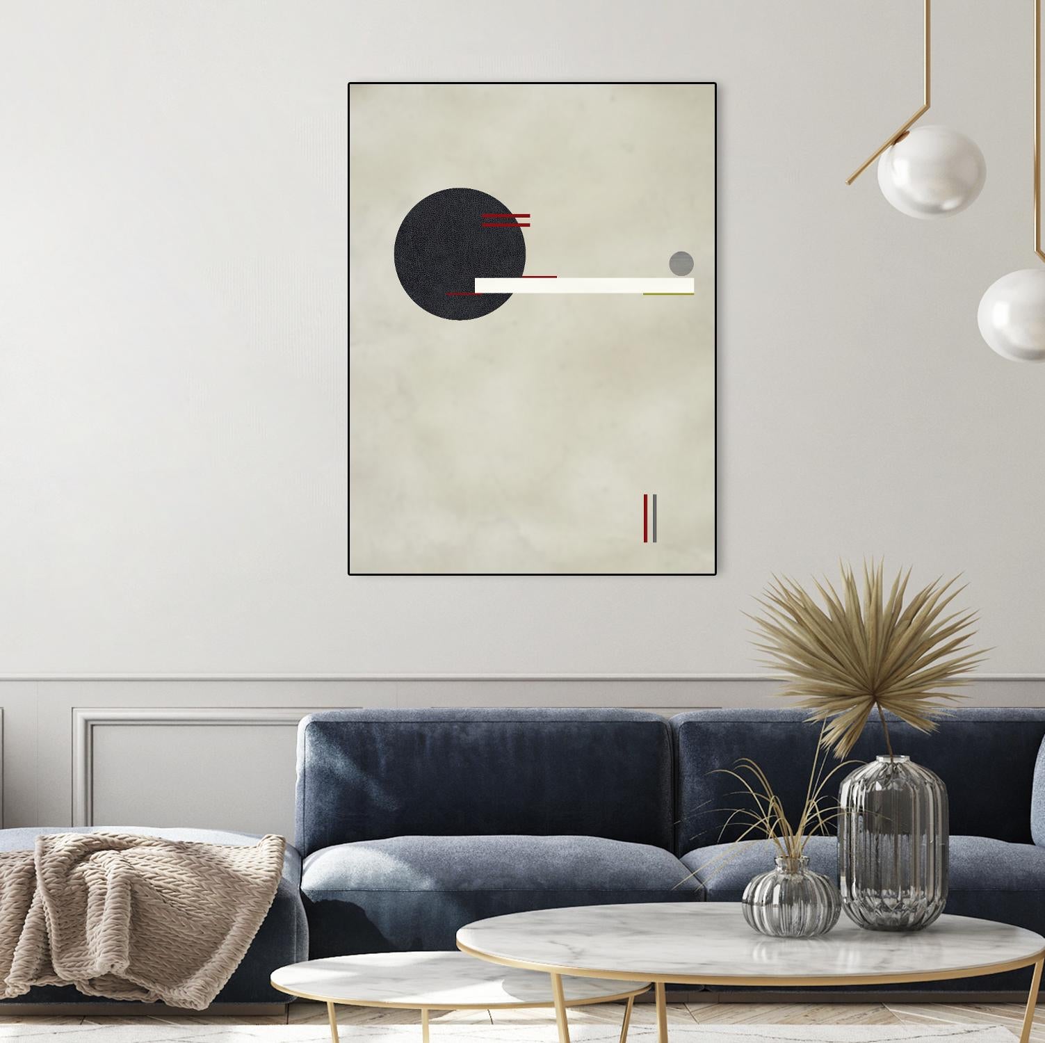 Circle Love by Kevin Calaguiro on GIANT ART - black abstract