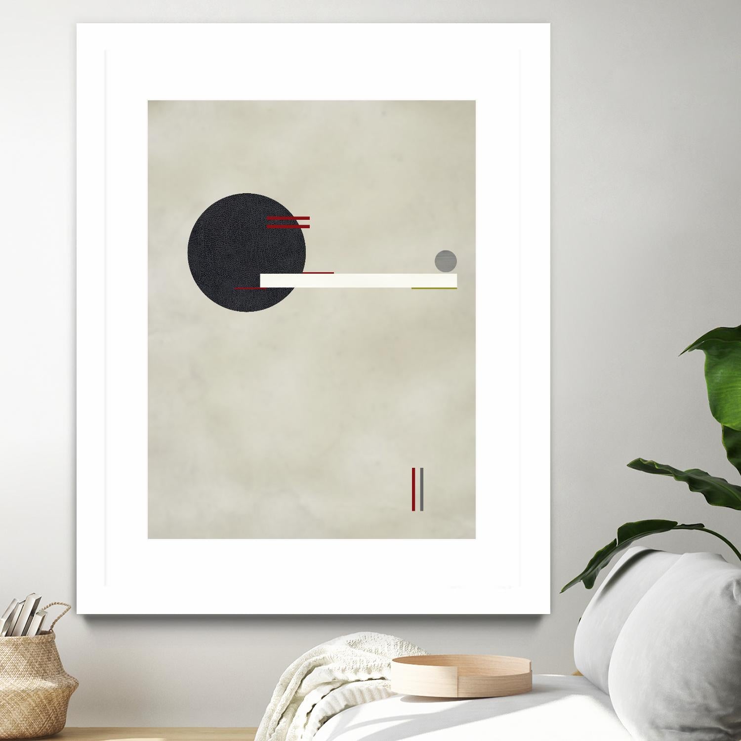 Circle Love by Kevin Calaguiro on GIANT ART - black abstract