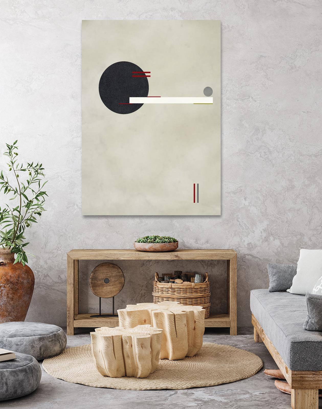 Circle Love by Kevin Calaguiro on GIANT ART - black abstract