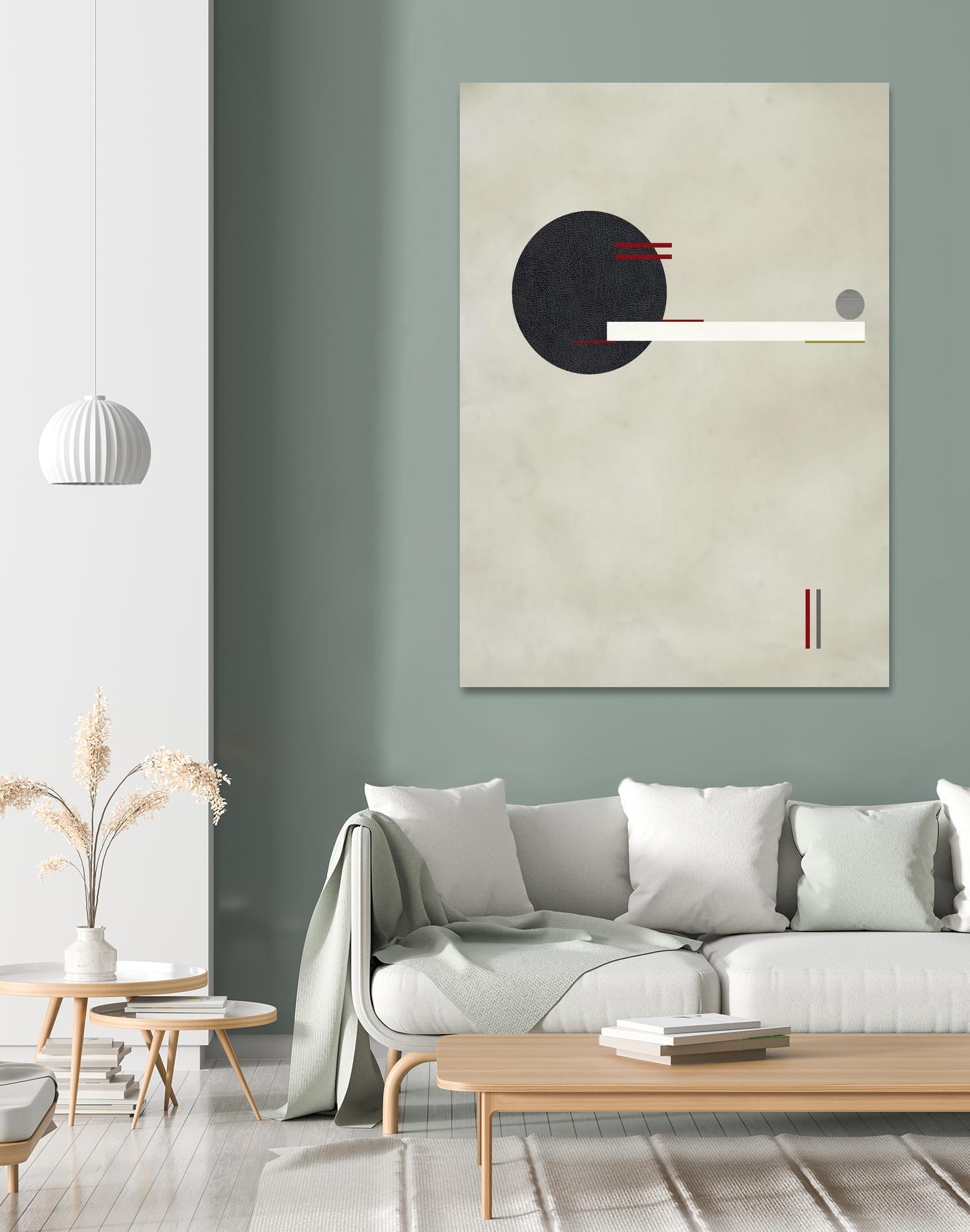 Circle Love by Kevin Calaguiro on GIANT ART - black abstract
