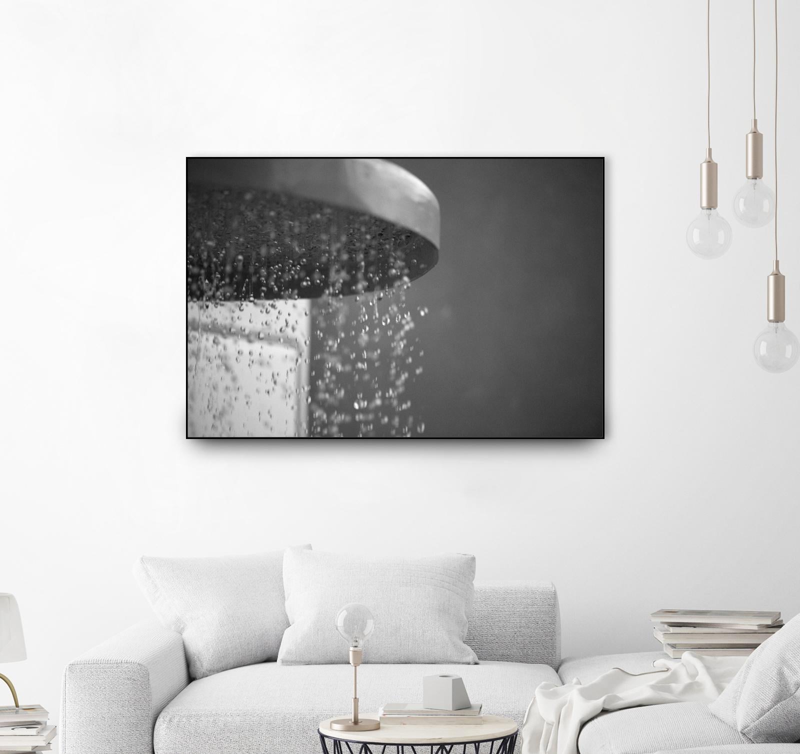 Spa Shower II by Keith Levit on GIANT ART - grey bathroom