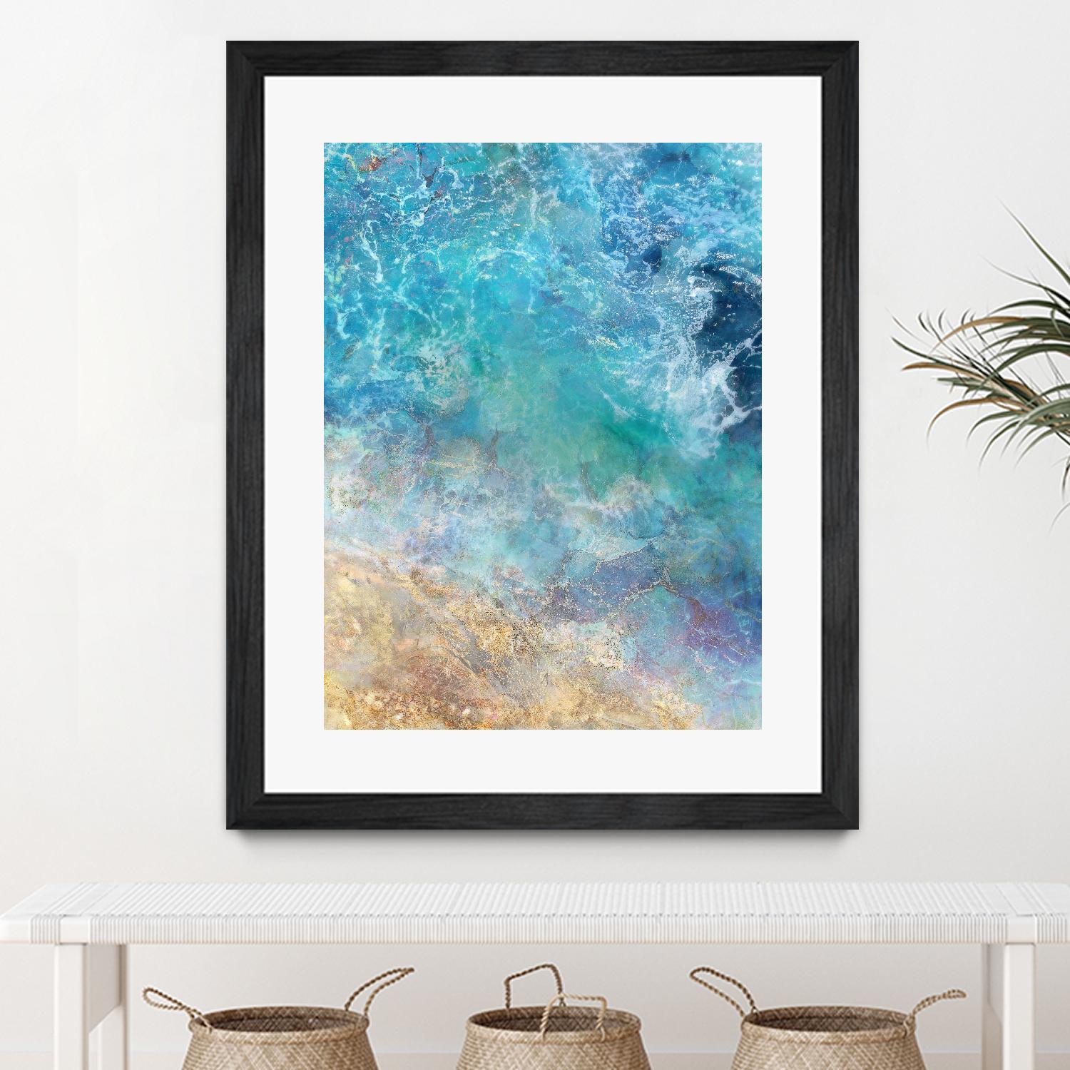 Oceanic Gold I by Ken Roko on GIANT ART - abstract