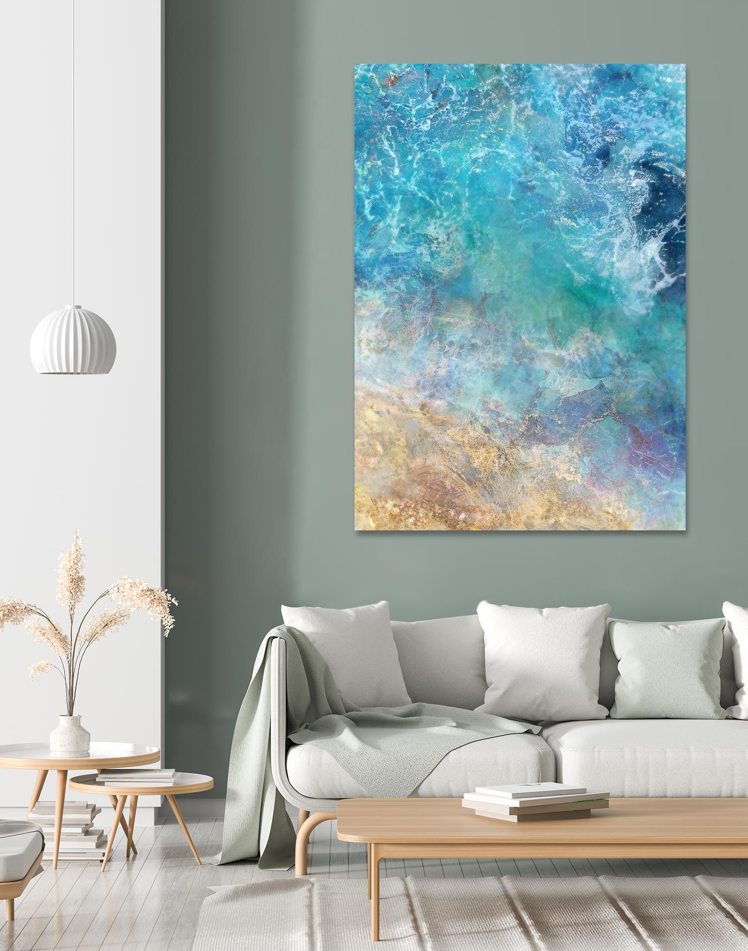 Oceanic Gold I by Ken Roko on GIANT ART - abstract