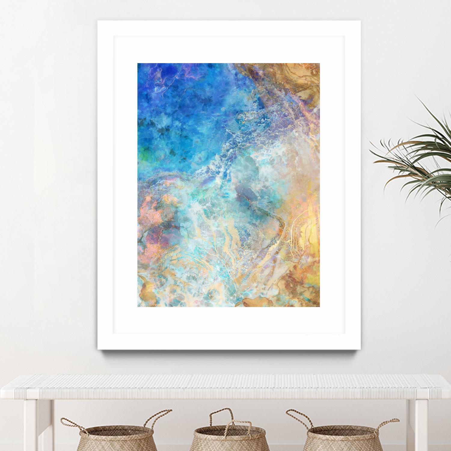 Oceanic Gold II by Ken Roko on GIANT ART - abstract