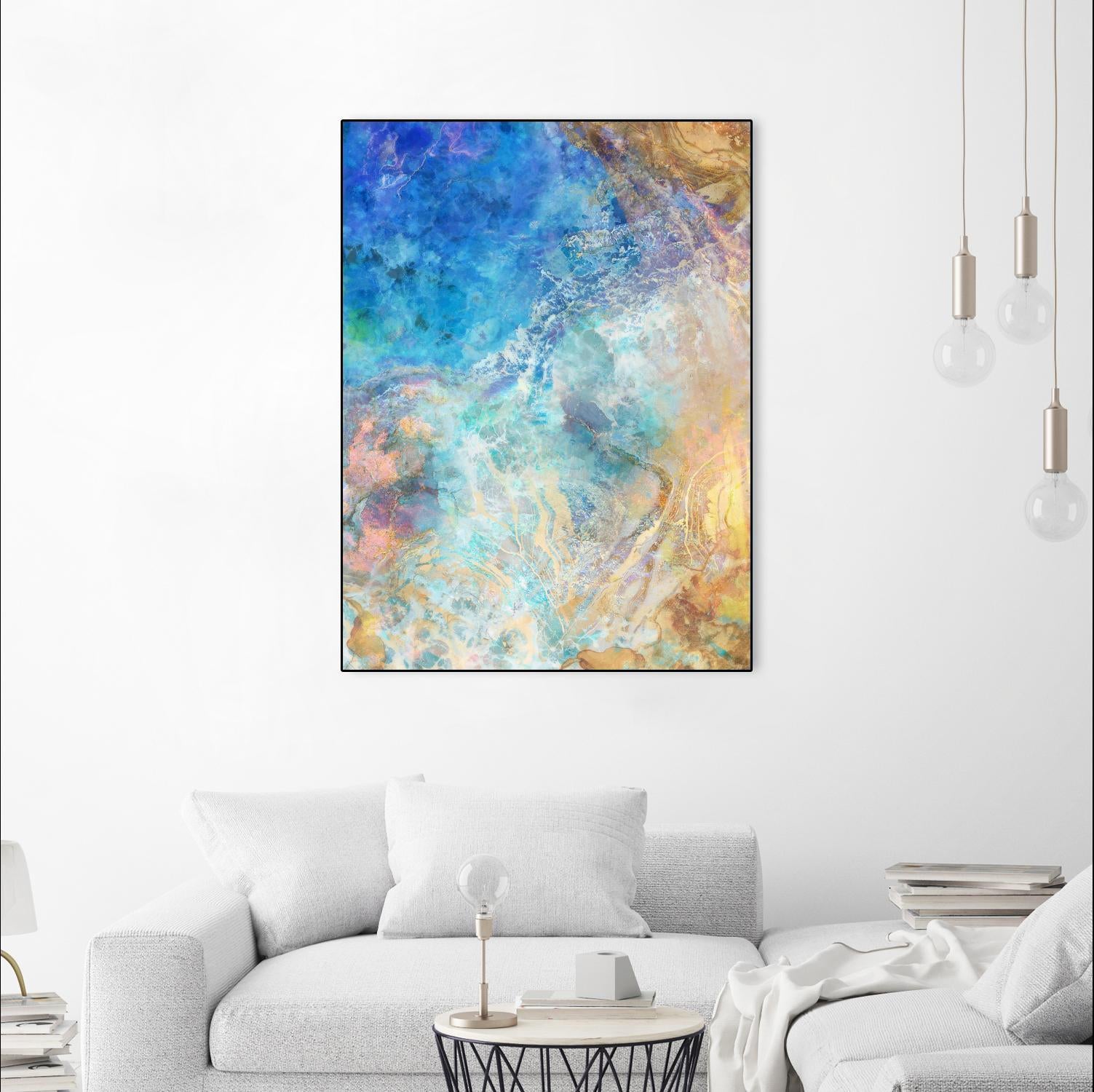 Oceanic Gold II by Ken Roko on GIANT ART - abstract