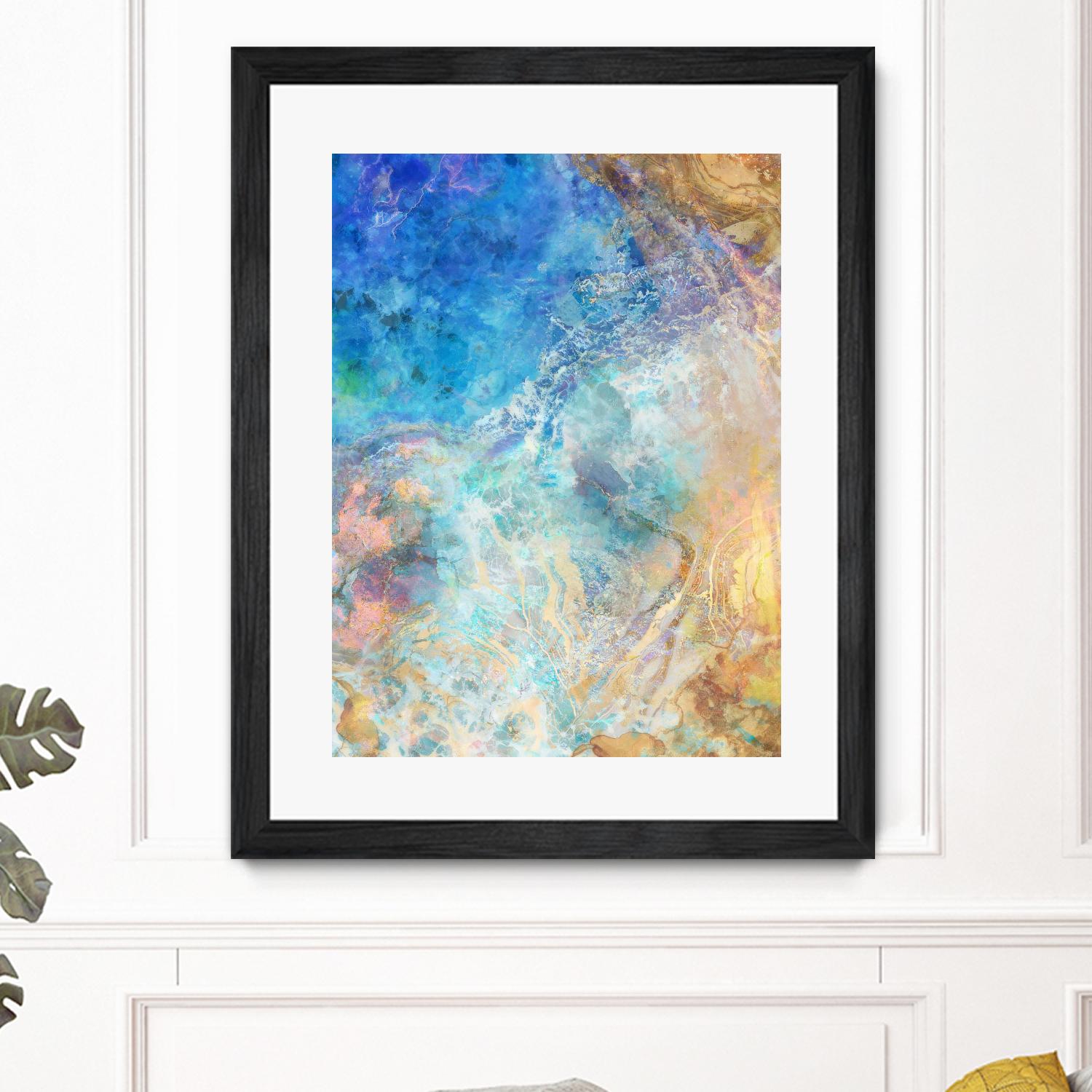 Oceanic Gold II by Ken Roko on GIANT ART - abstract