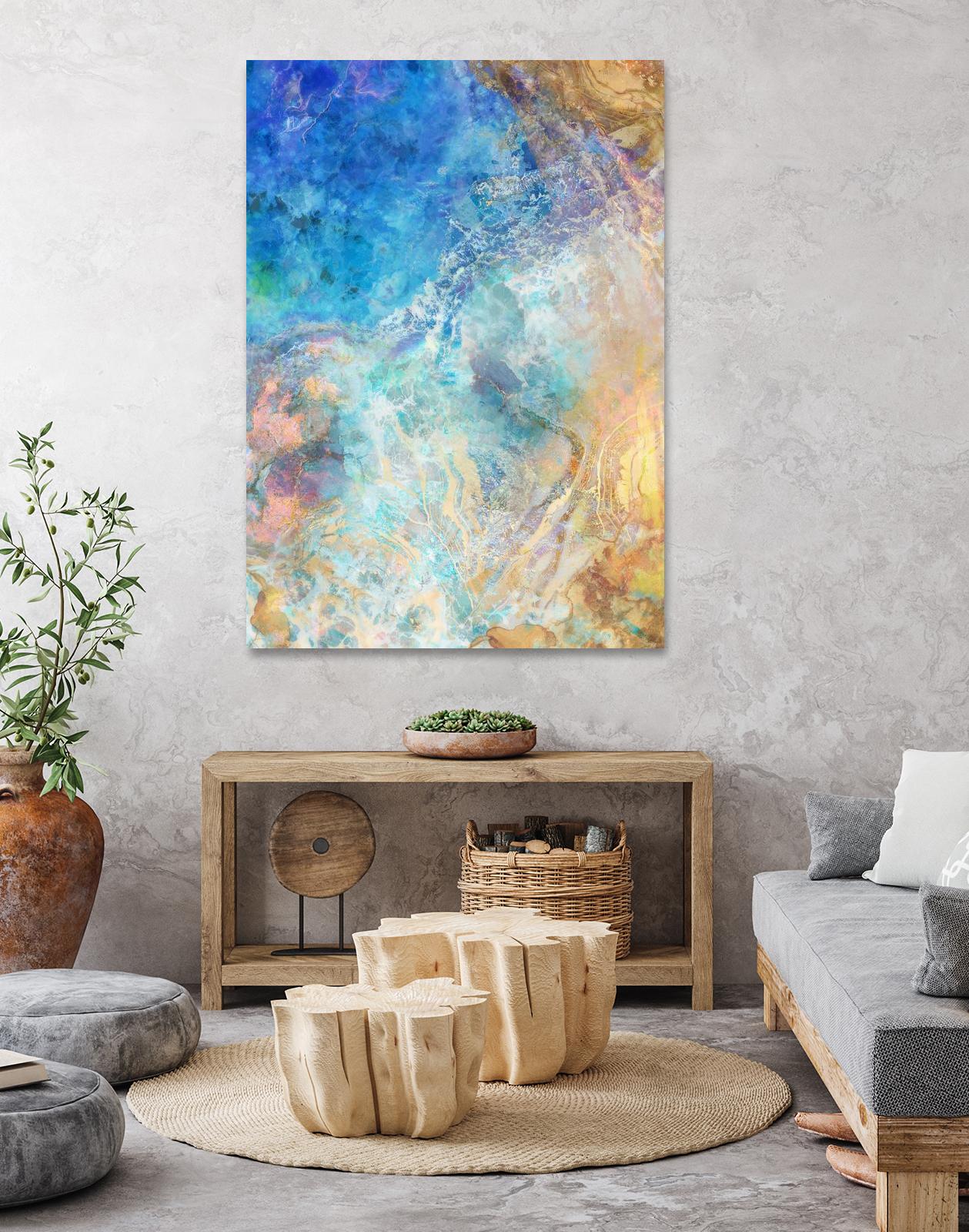 Oceanic Gold II by Ken Roko on GIANT ART - abstract