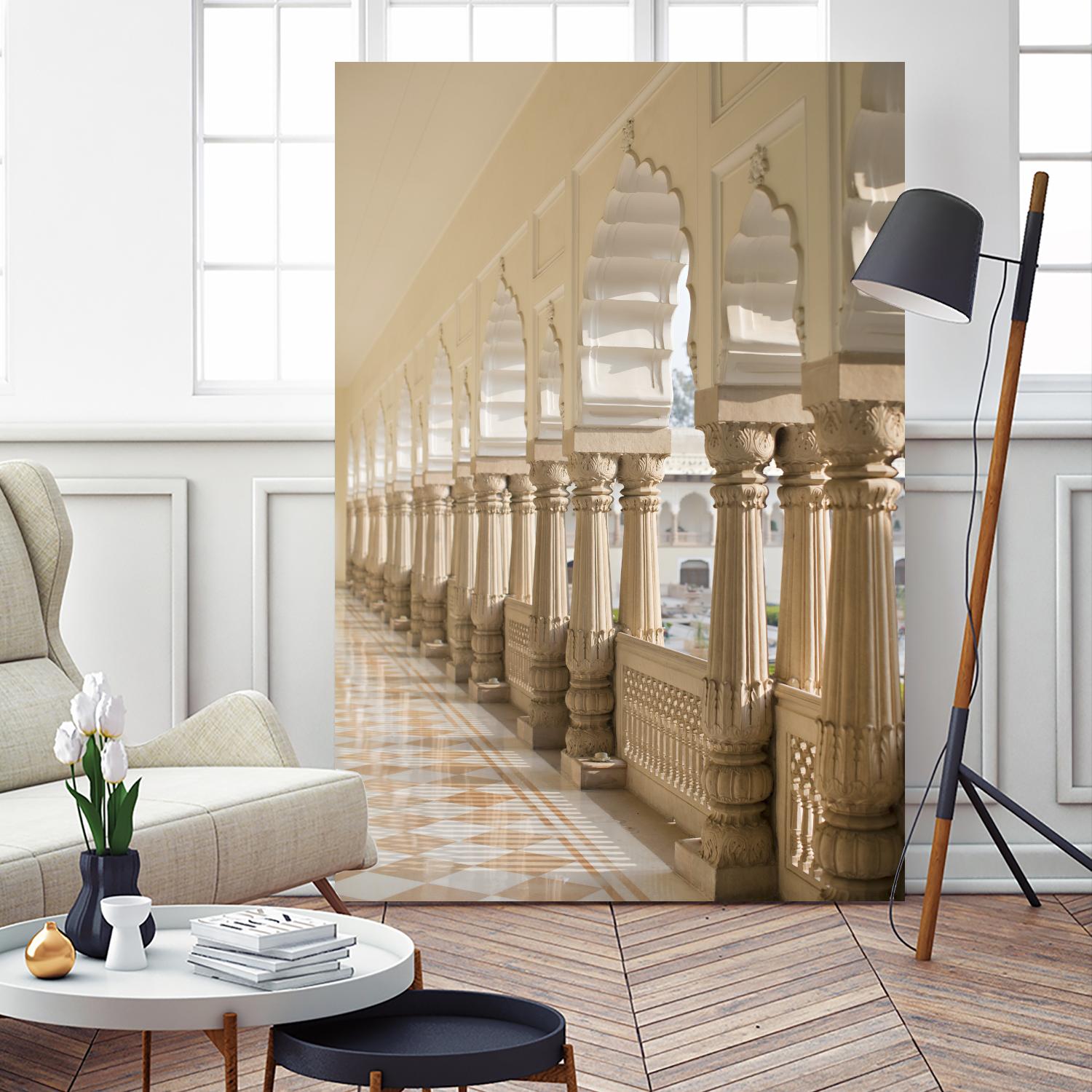 Trough the Chakras I by Karyn Millet on GIANT ART - white antique