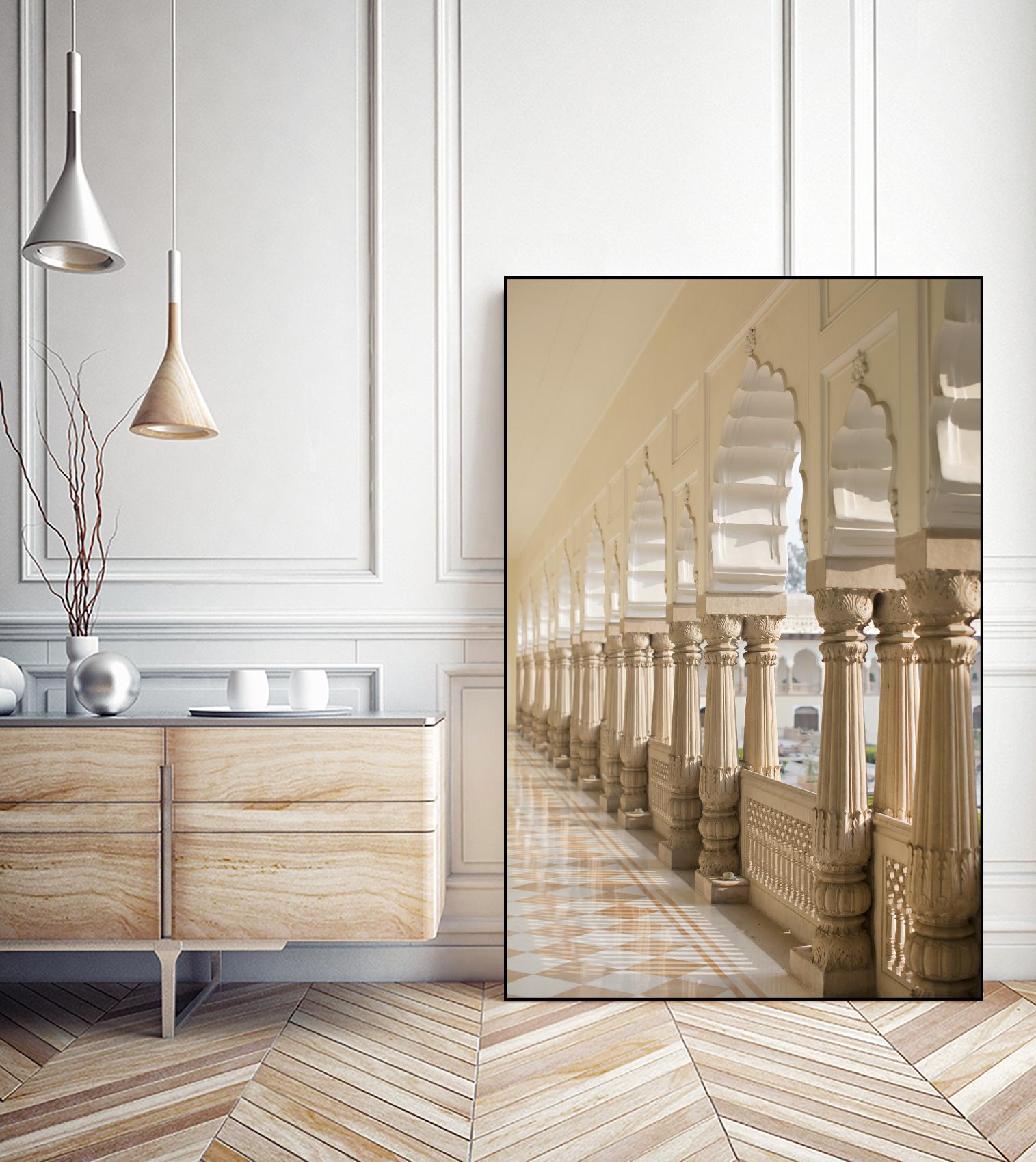 Trough the Chakras I by Karyn Millet on GIANT ART - white antique