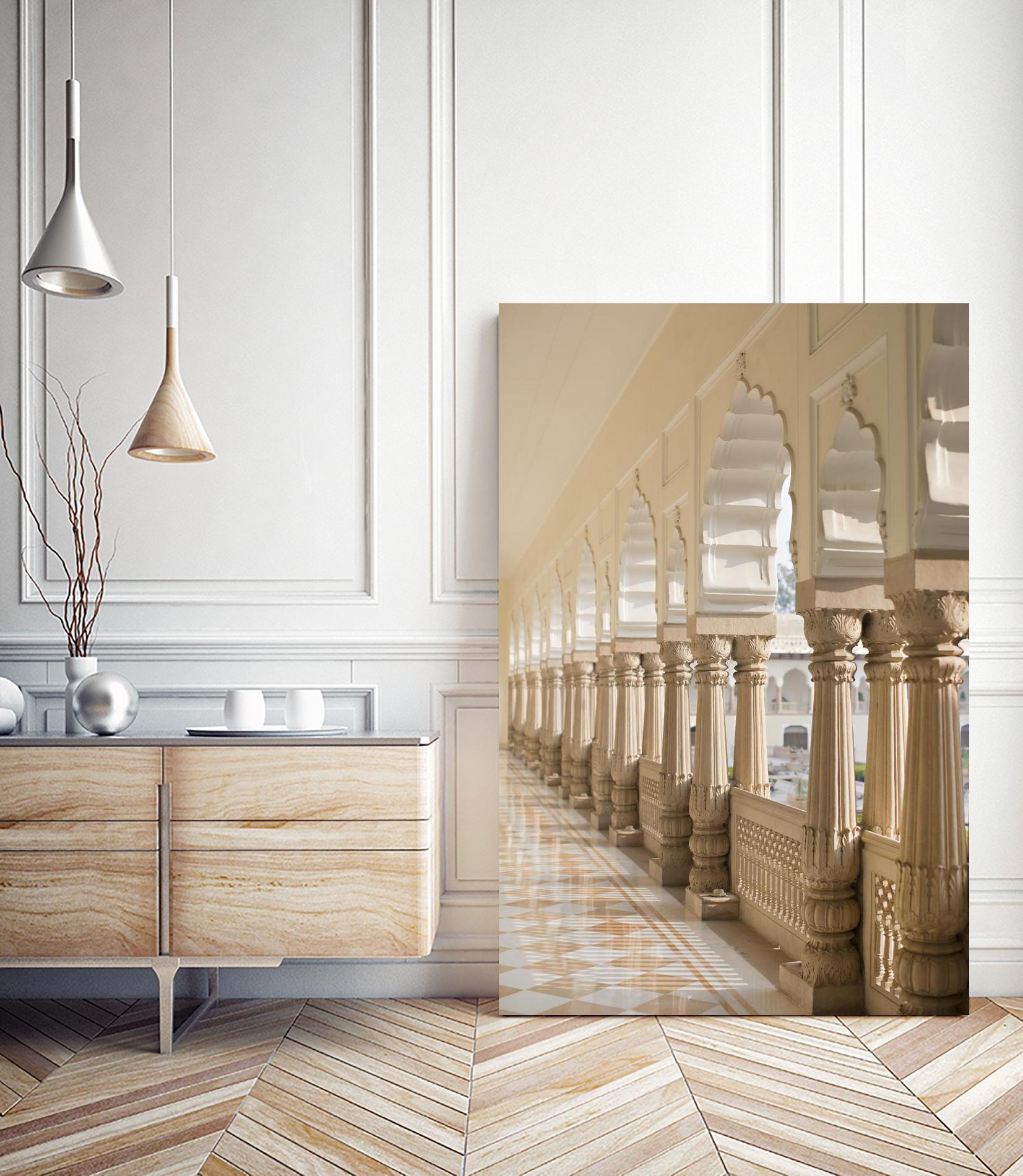 Trough the Chakras I by Karyn Millet on GIANT ART - white antique