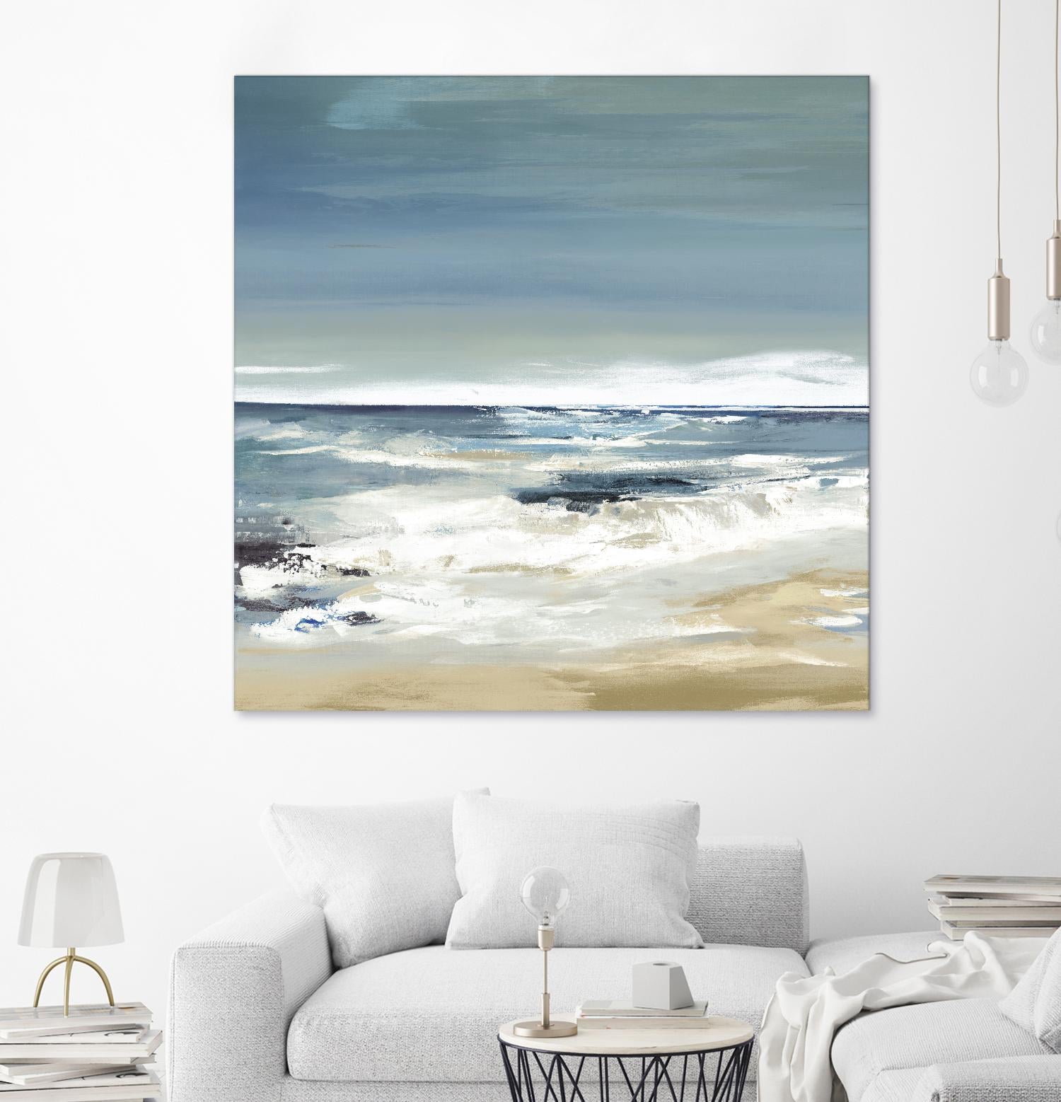 East Coast II by Valeria Mravyan on GIANT ART - beige abstract beach house art
