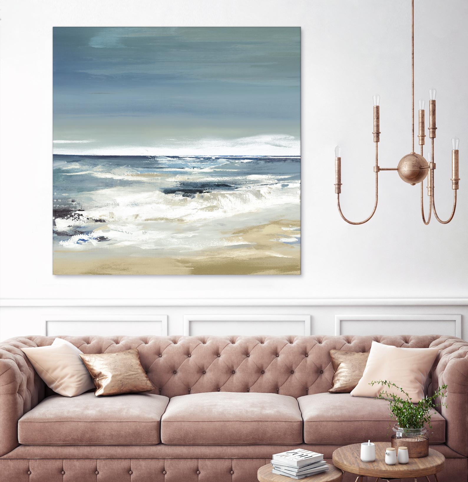East Coast II by Valeria Mravyan on GIANT ART - beige abstract beach house art