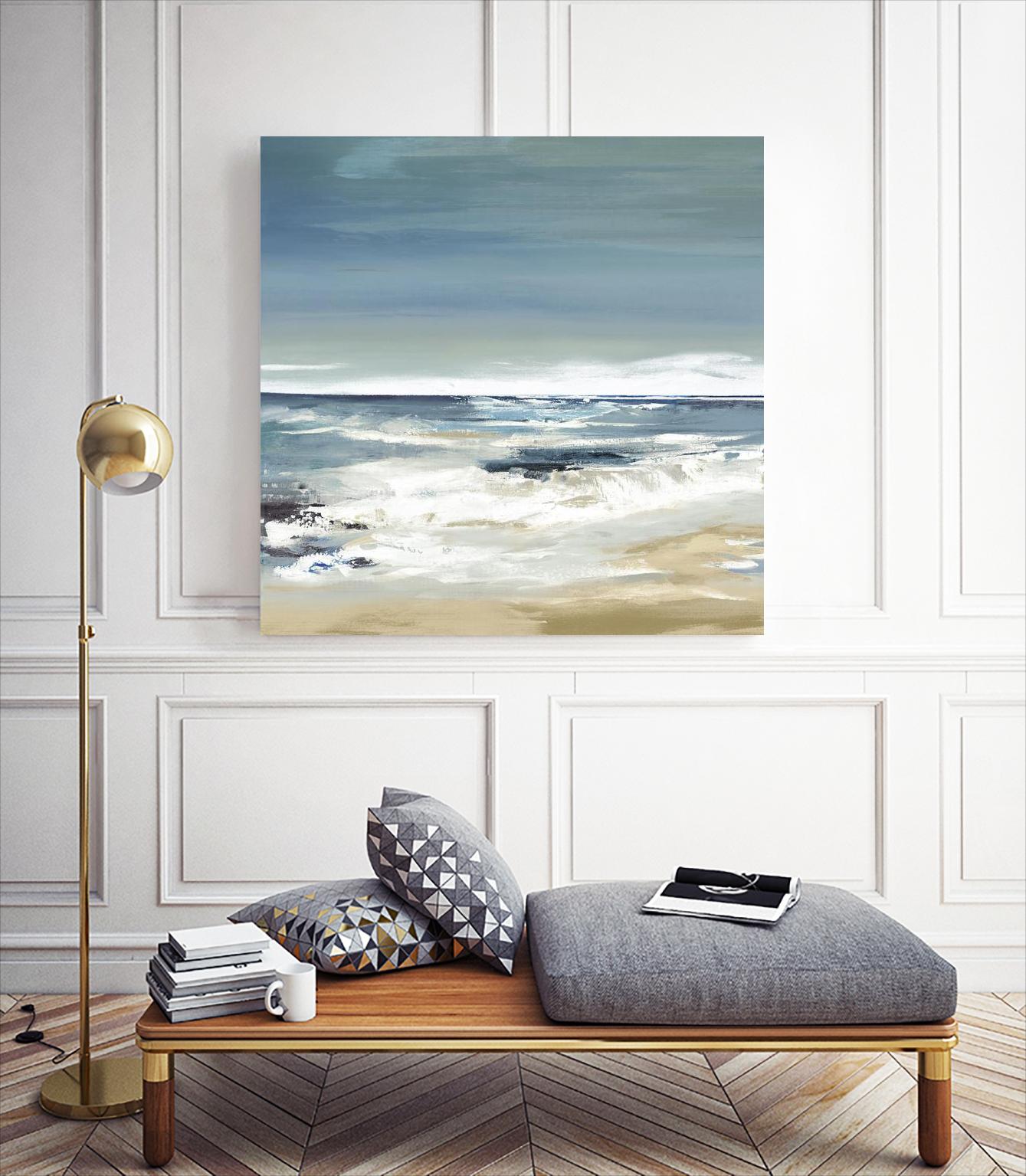 East Coast II by Valeria Mravyan on GIANT ART - beige abstract beach house art