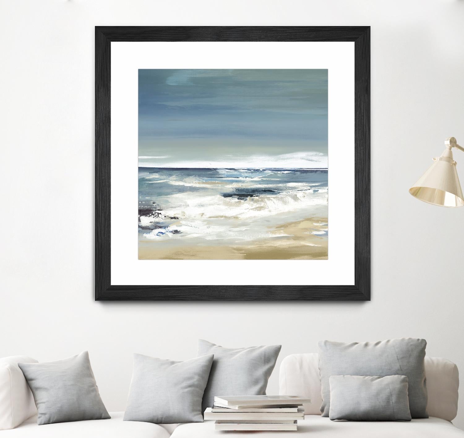 East Coast II by Valeria Mravyan on GIANT ART - beige abstract beach house art