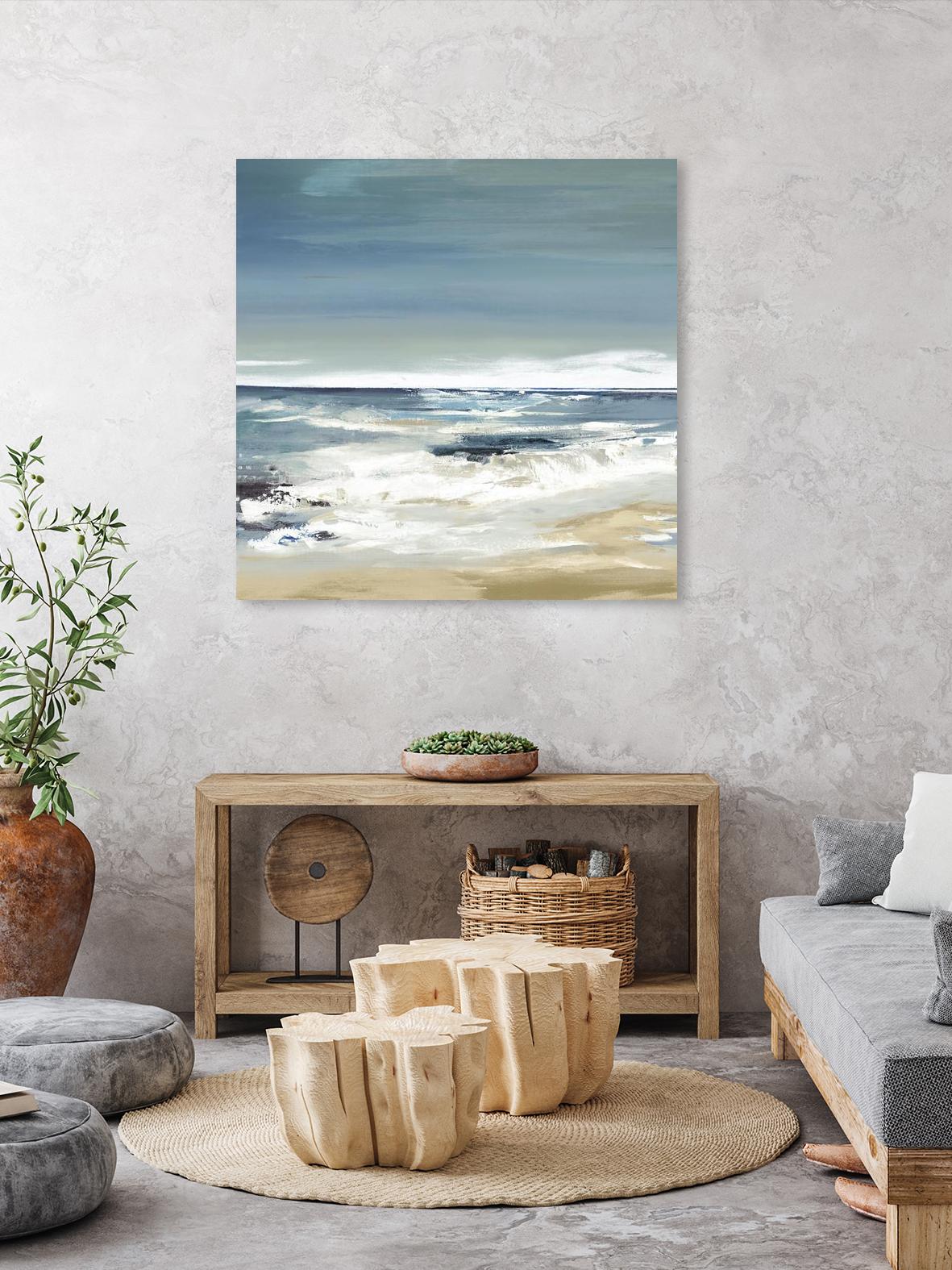 East Coast II by Valeria Mravyan on GIANT ART - beige abstract beach house art