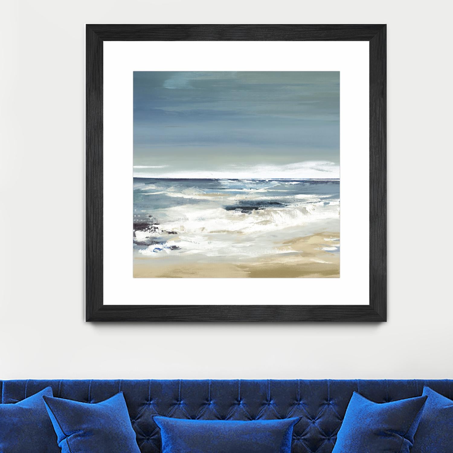 East Coast II by Valeria Mravyan on GIANT ART - beige abstract beach house art